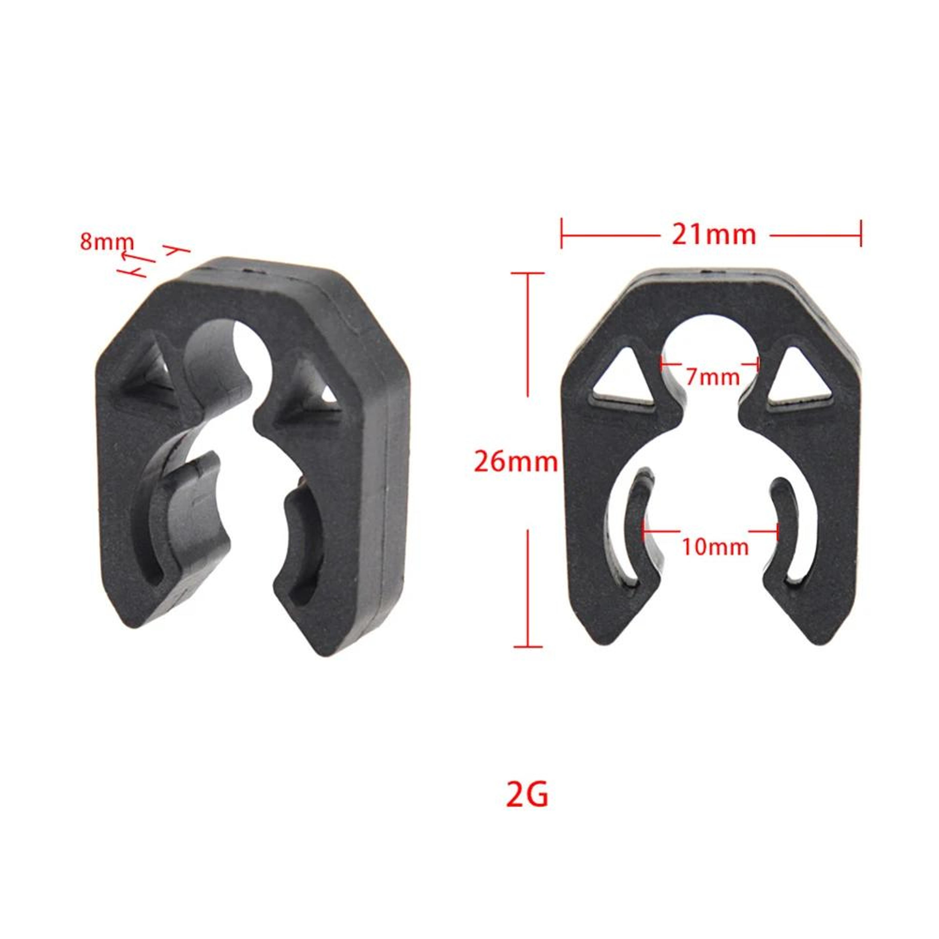 Quick Release Scuba Hose Holder BCD Hose Clip For Regulator And Pressure Gauge 2
