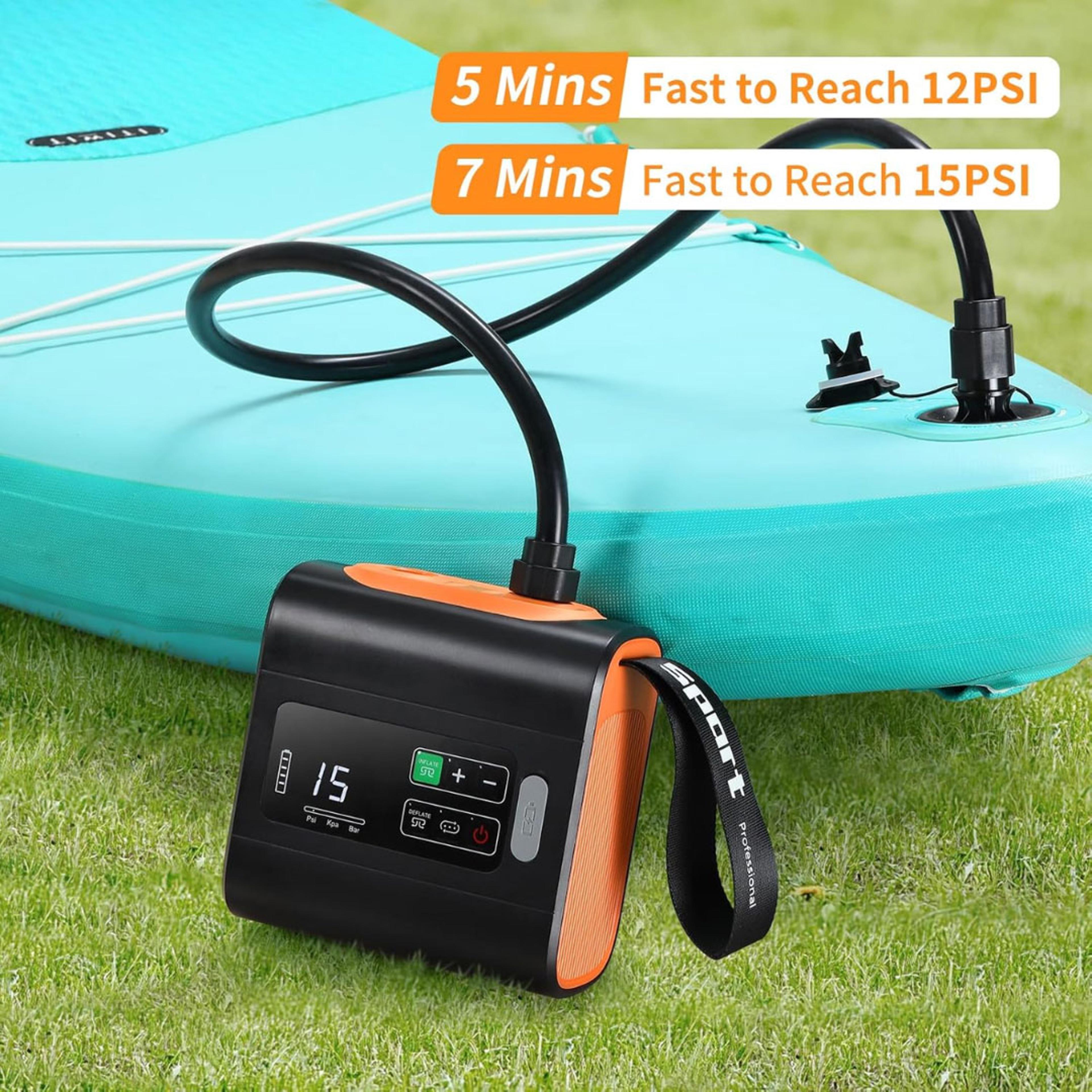 Portable Electric Air Pump For Camping Air Mattresses And Pool Floats 2
