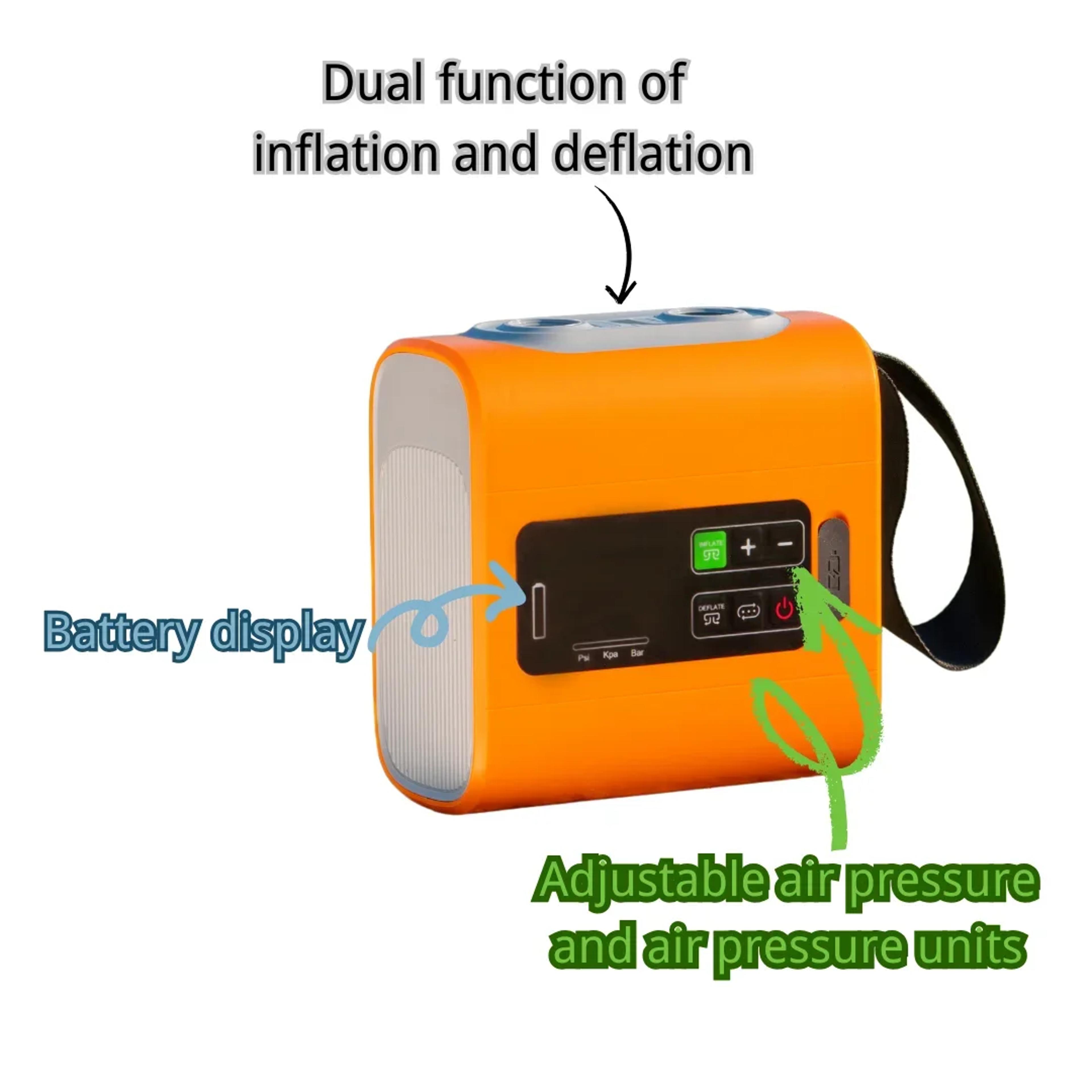 Portable Electric Air Pump For Camping Air Mattresses And Pool Floats 3