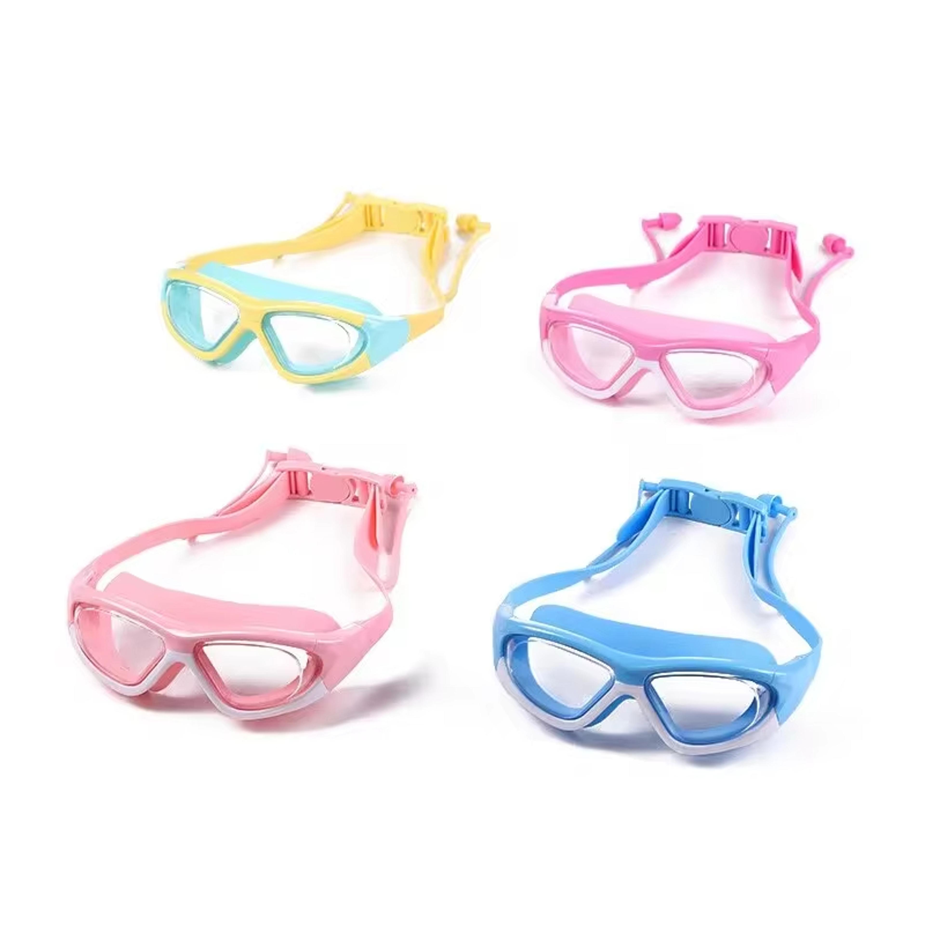 CrystalClear Kids Swim Goggles With Anti Fog Lens And Silicone Earplugs 1