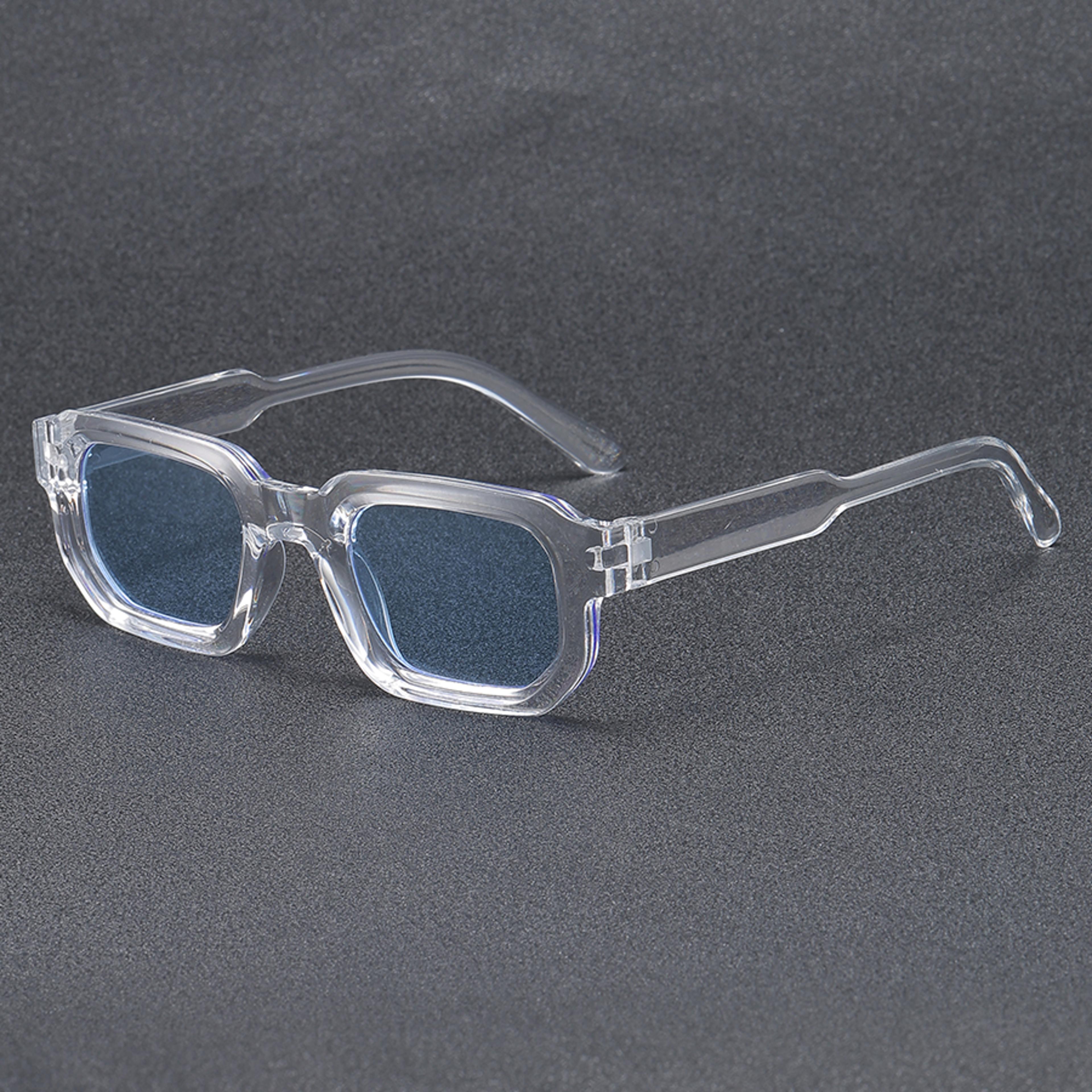 Vintage Rectangle Sunglasses UV400 Retro Designer Eyewear For Men  Women 4