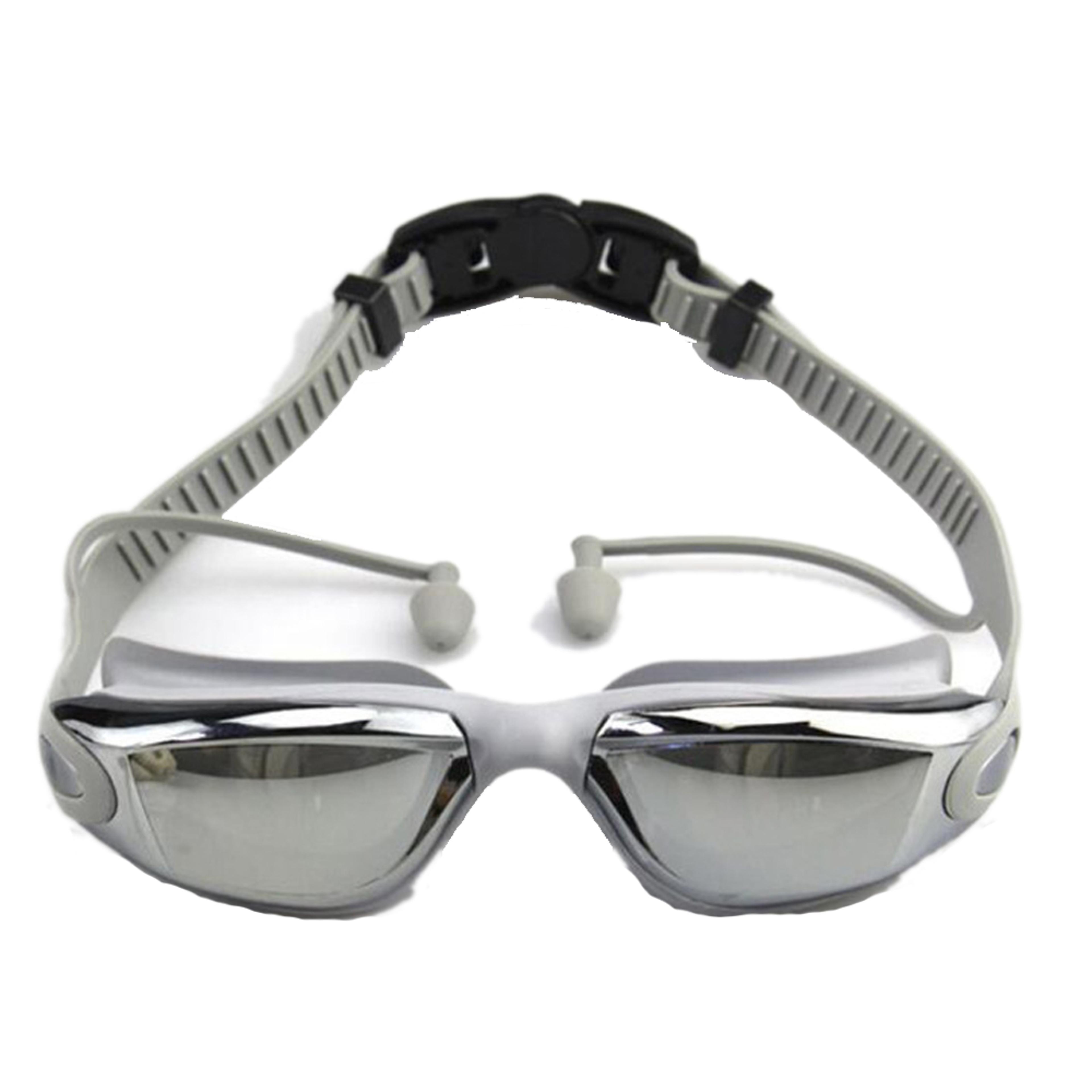 Anti Fog Waterproof Swimming Goggles For Adults With Soft Earplugs UV Protection Swim Glasses 1