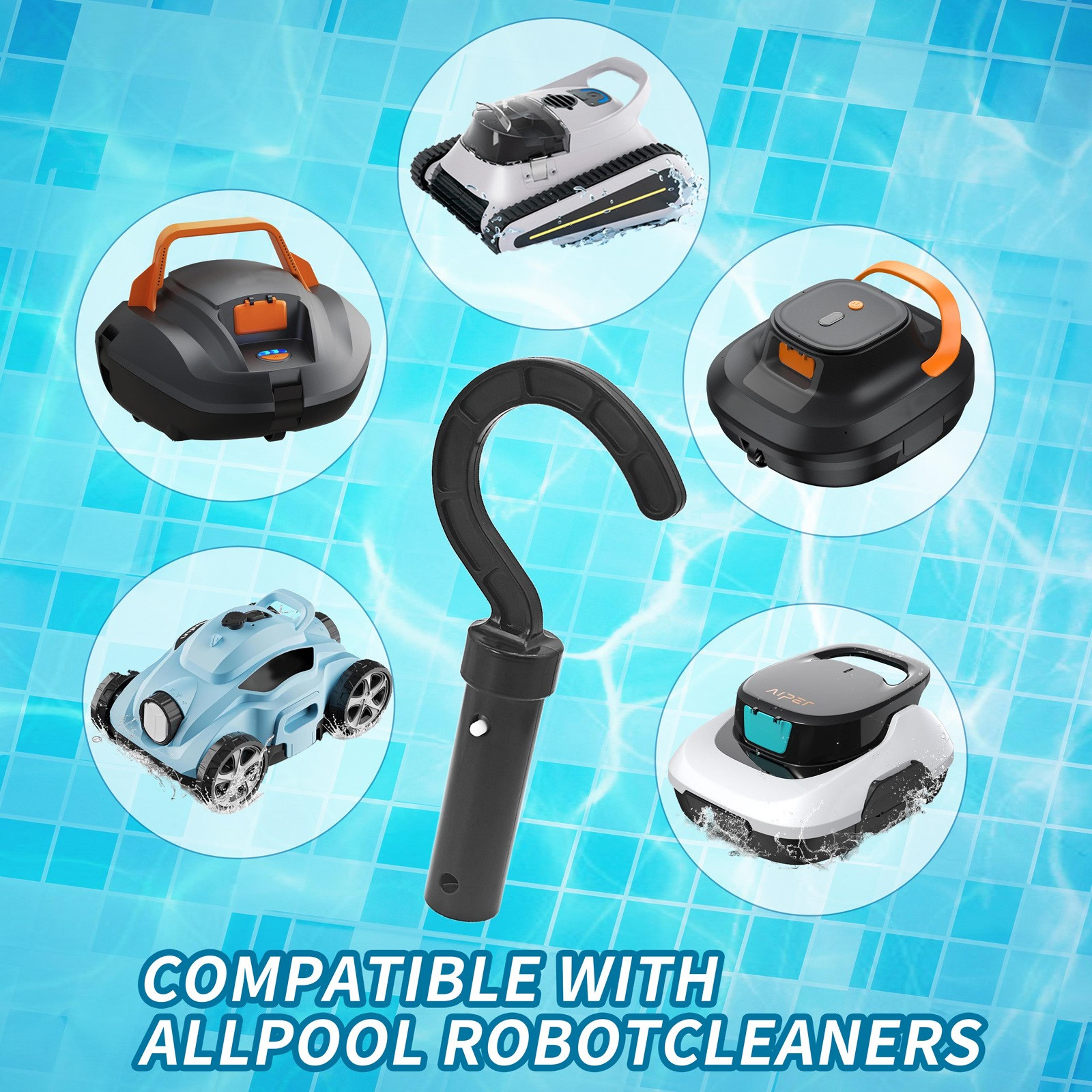 Universal Robot Pool Cleaner Hook For Telescopic Pole Pool Vacuum Retrieval Tool 2