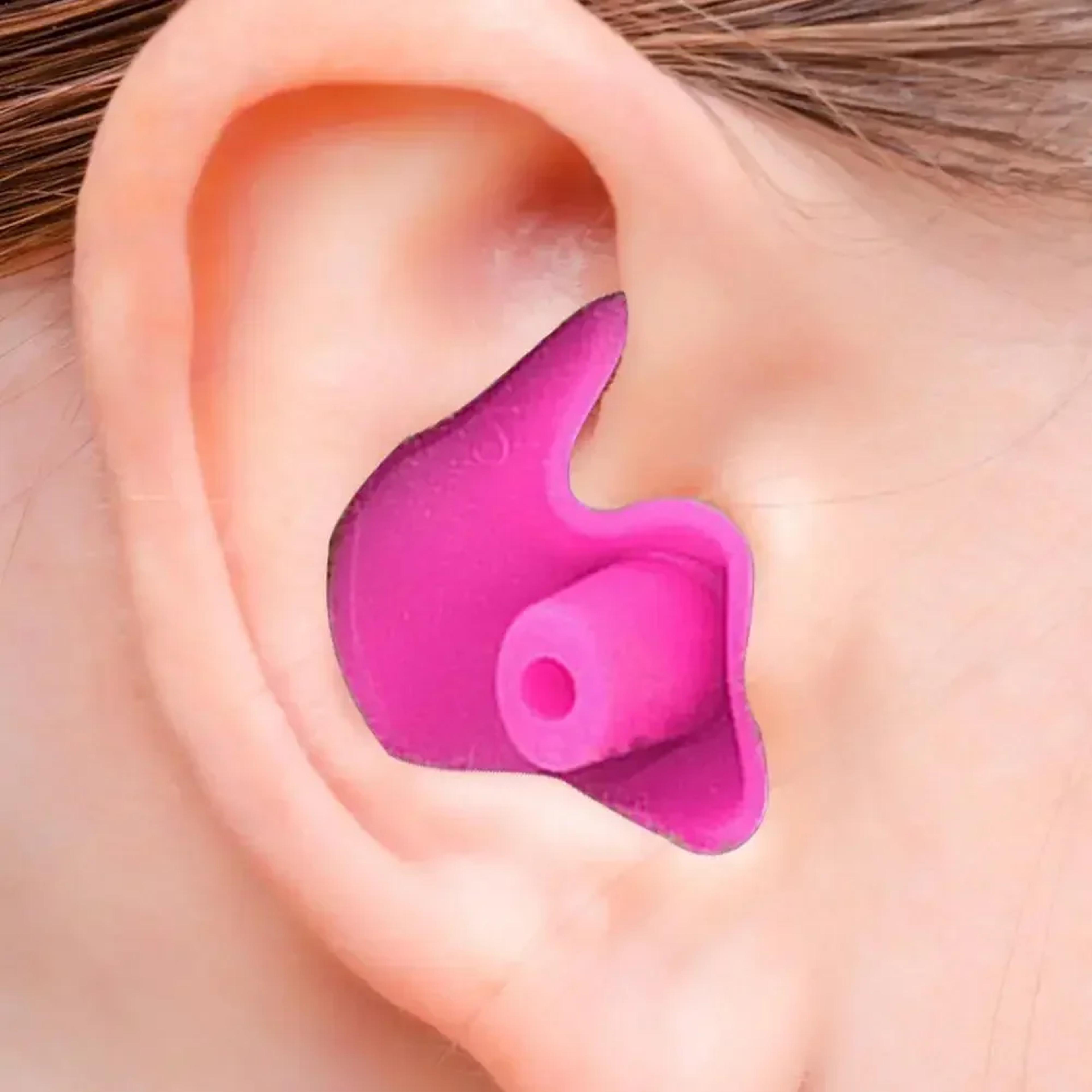 waterproof silicone swimming ear plugs for comfortable reusable ear protection