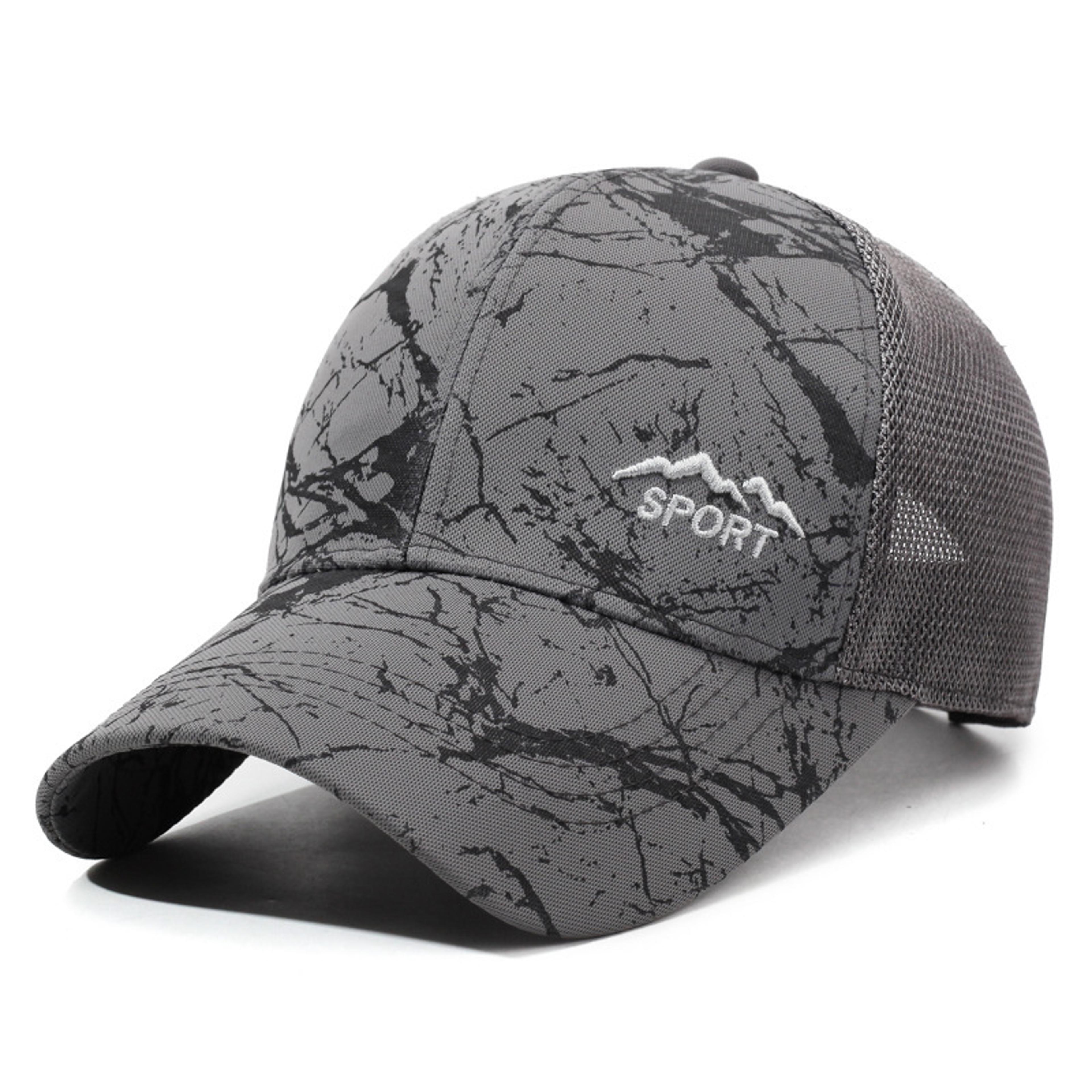 Mens Sun Hat Breathable Mesh Trucker Baseball Cap For Fishing  Outdoor Sports 5