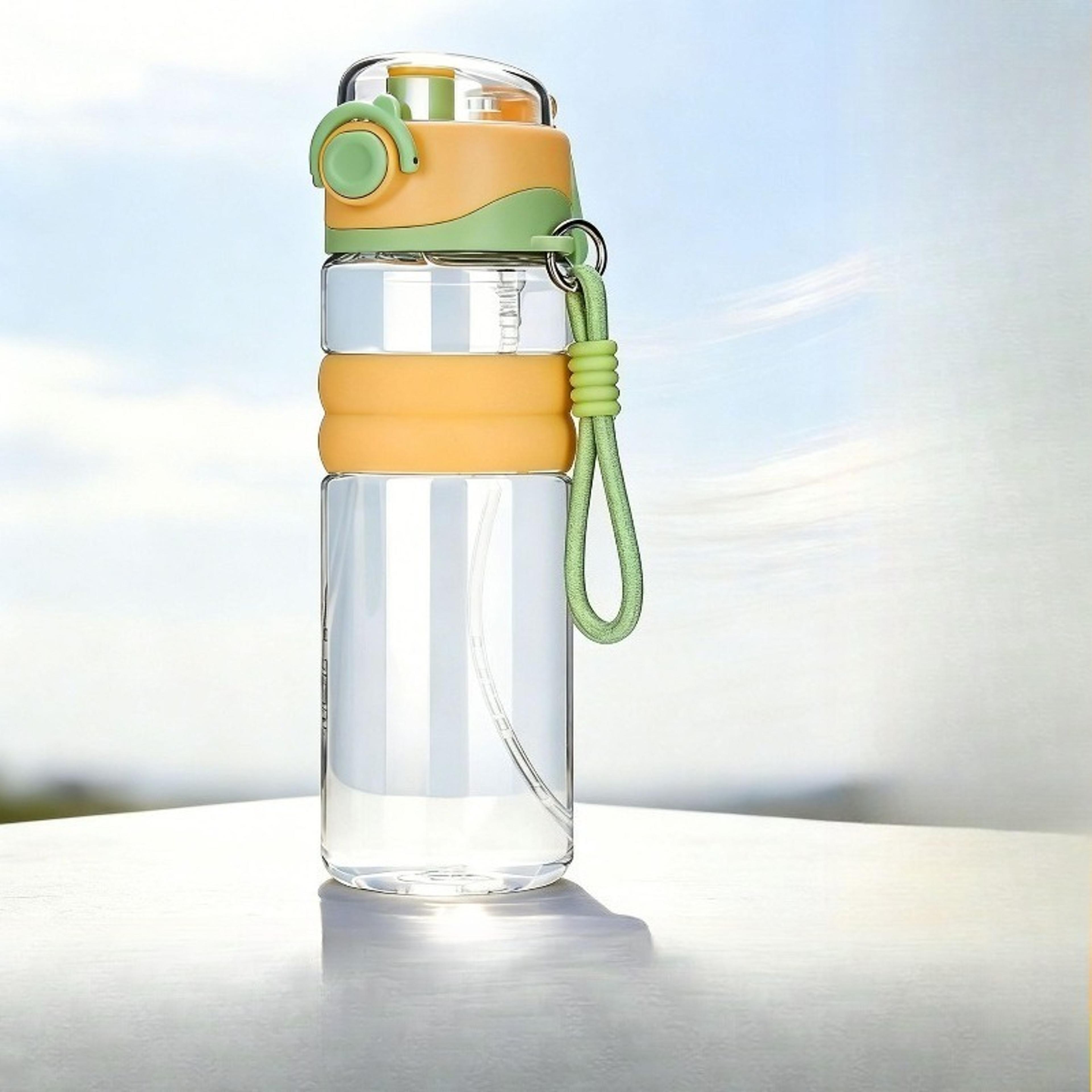 HydraMist Large Capacity Spray Water Bottle With Cooling Mist  Lanyard 9