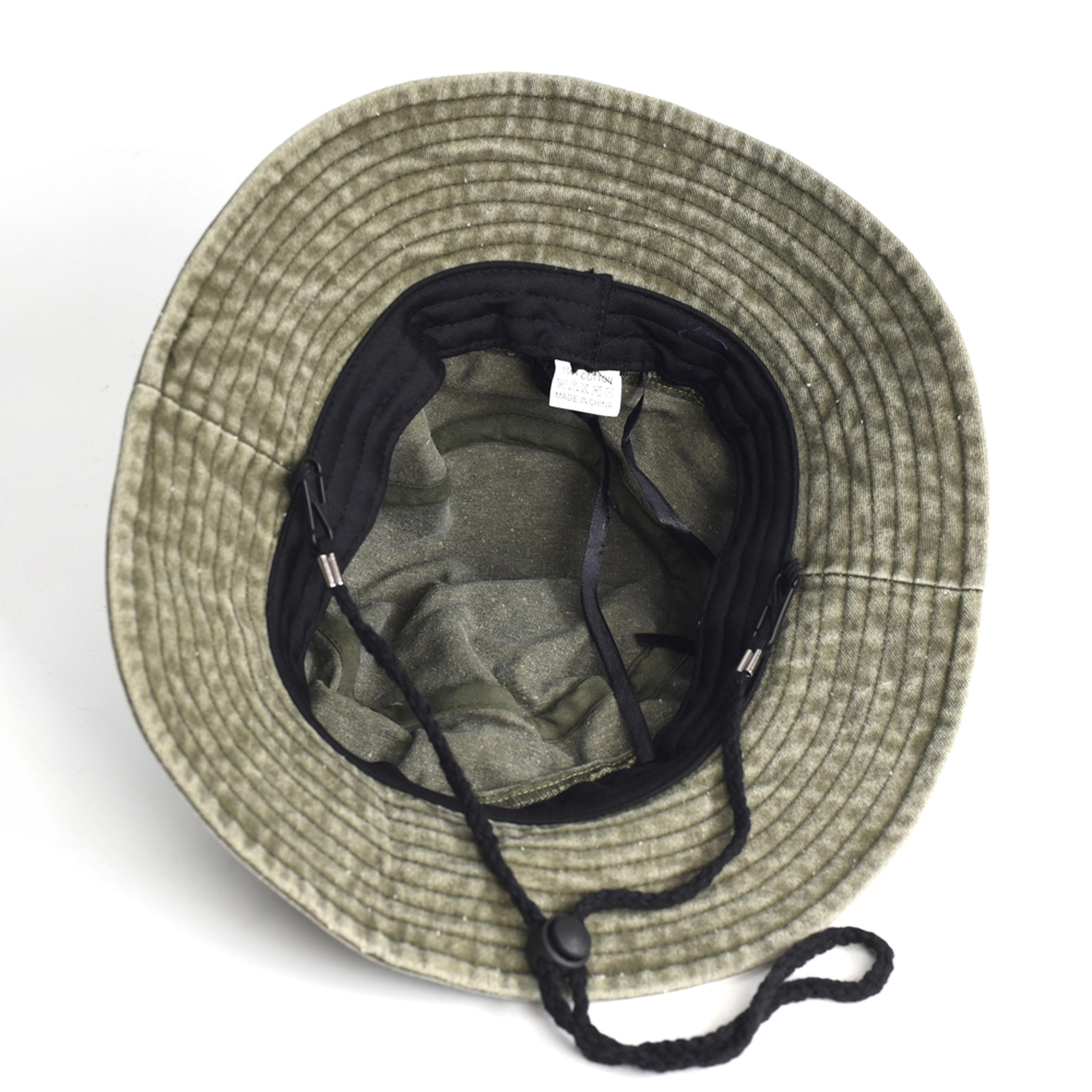 Vintage Washed Cotton Bucket Hat For Men  Women Outdoor Sun Hat For Fishing Hiking  Travel 5