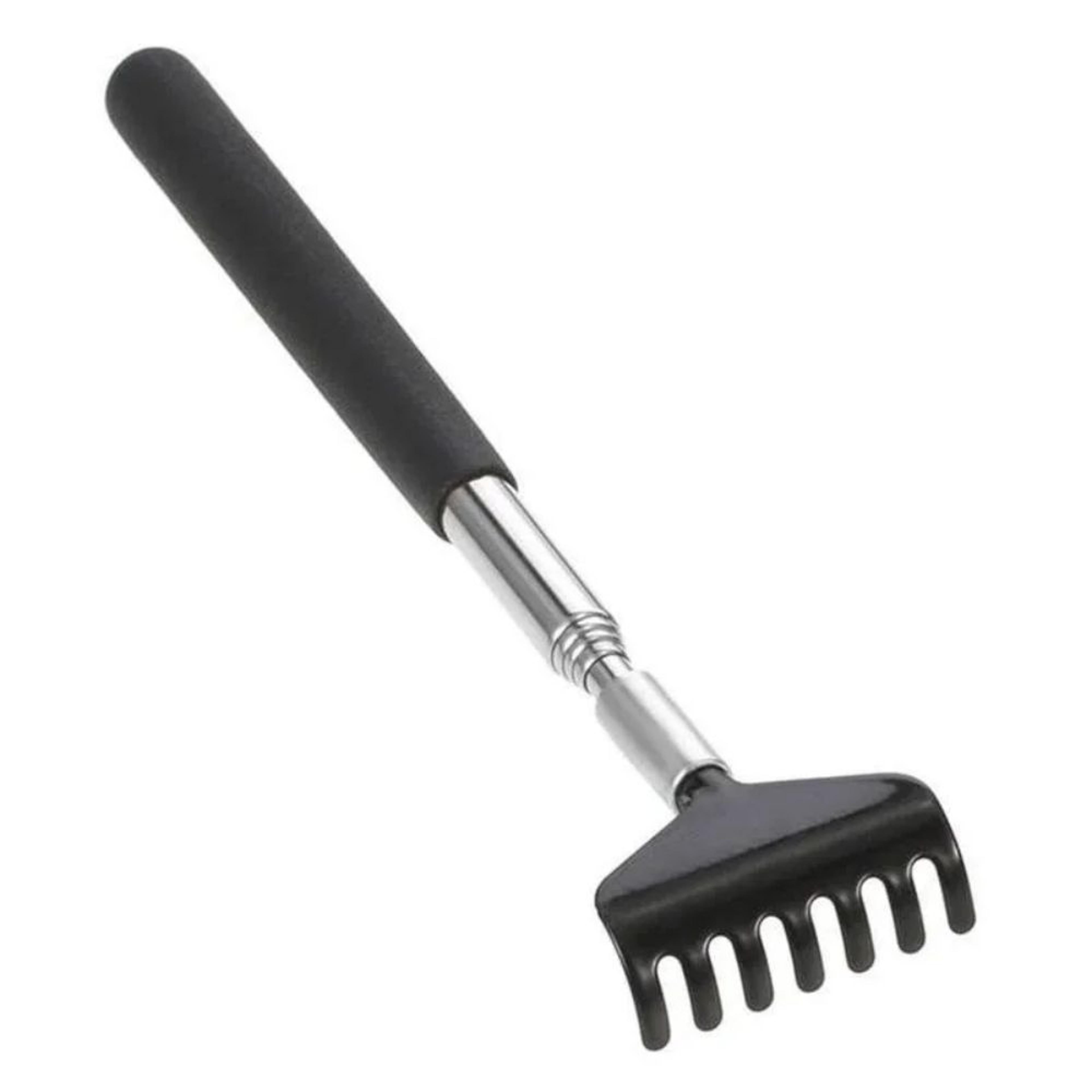 extendable stainless steel back scratcher with carrying bag portable telescopic itch relief massager