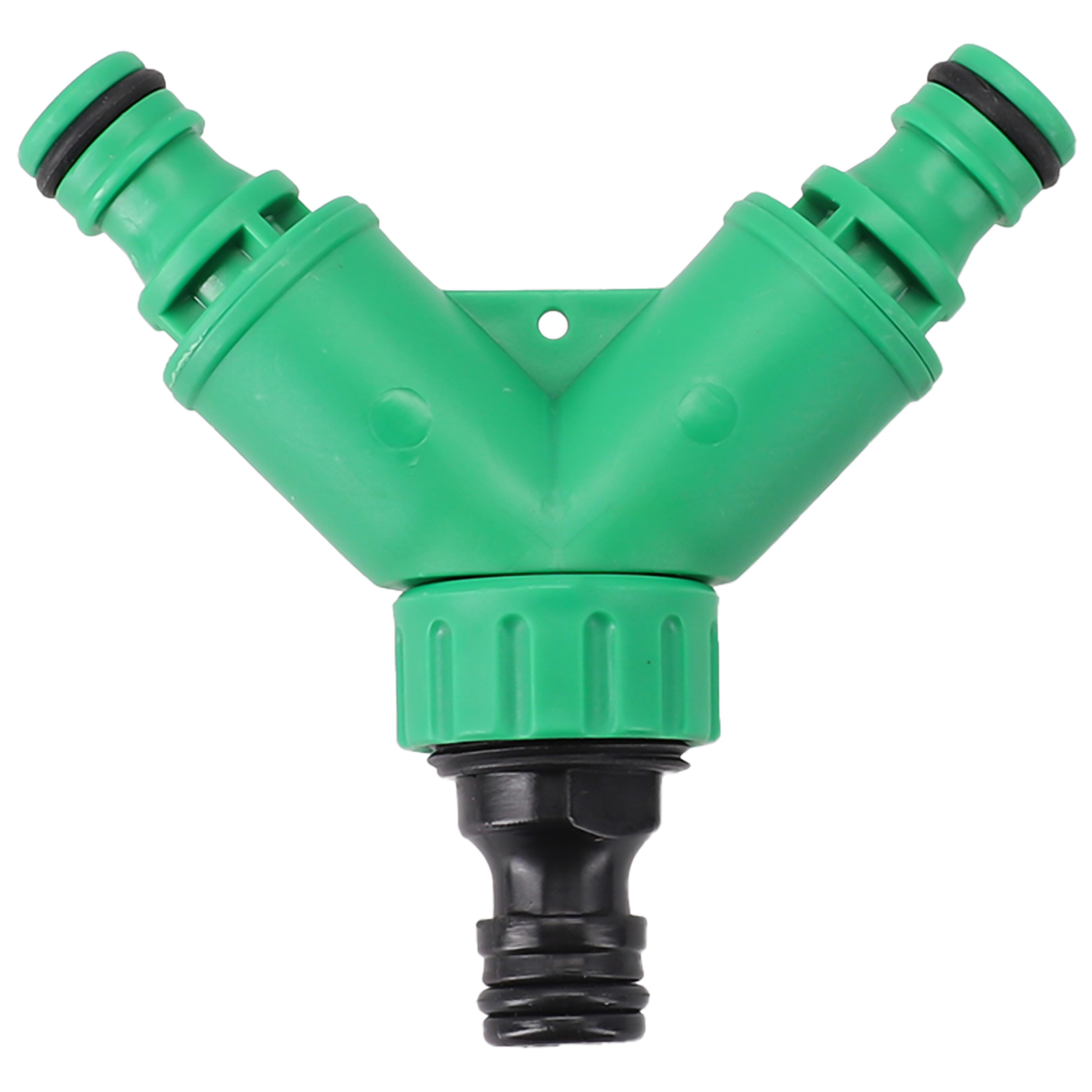 Dual Flow Garden Hose Splitter With Individual Shut Off Valves 5
