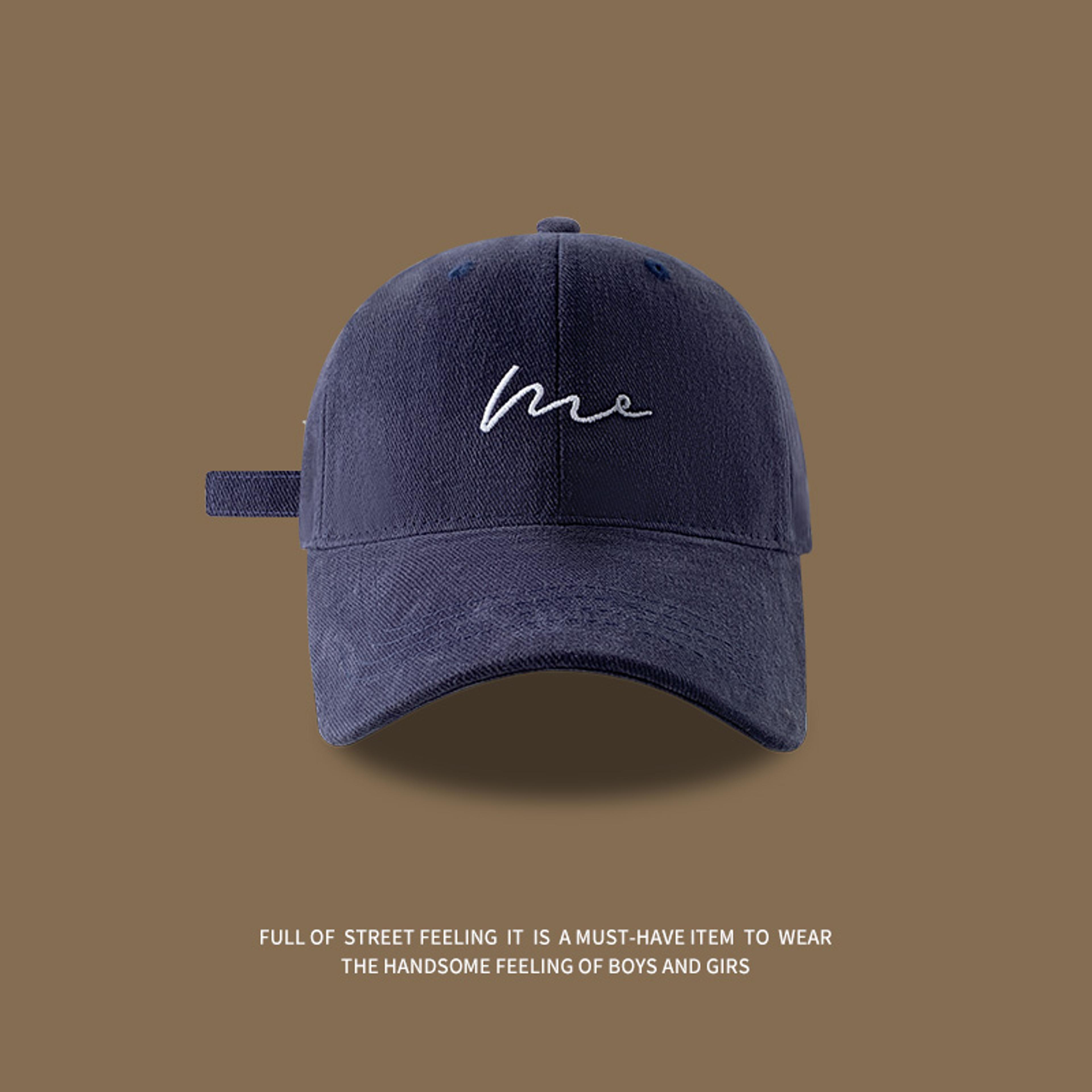 Face ID Embroidered Baseball Cap Adjustable Mens Duckbill Hat For Casual Everyday Style 1