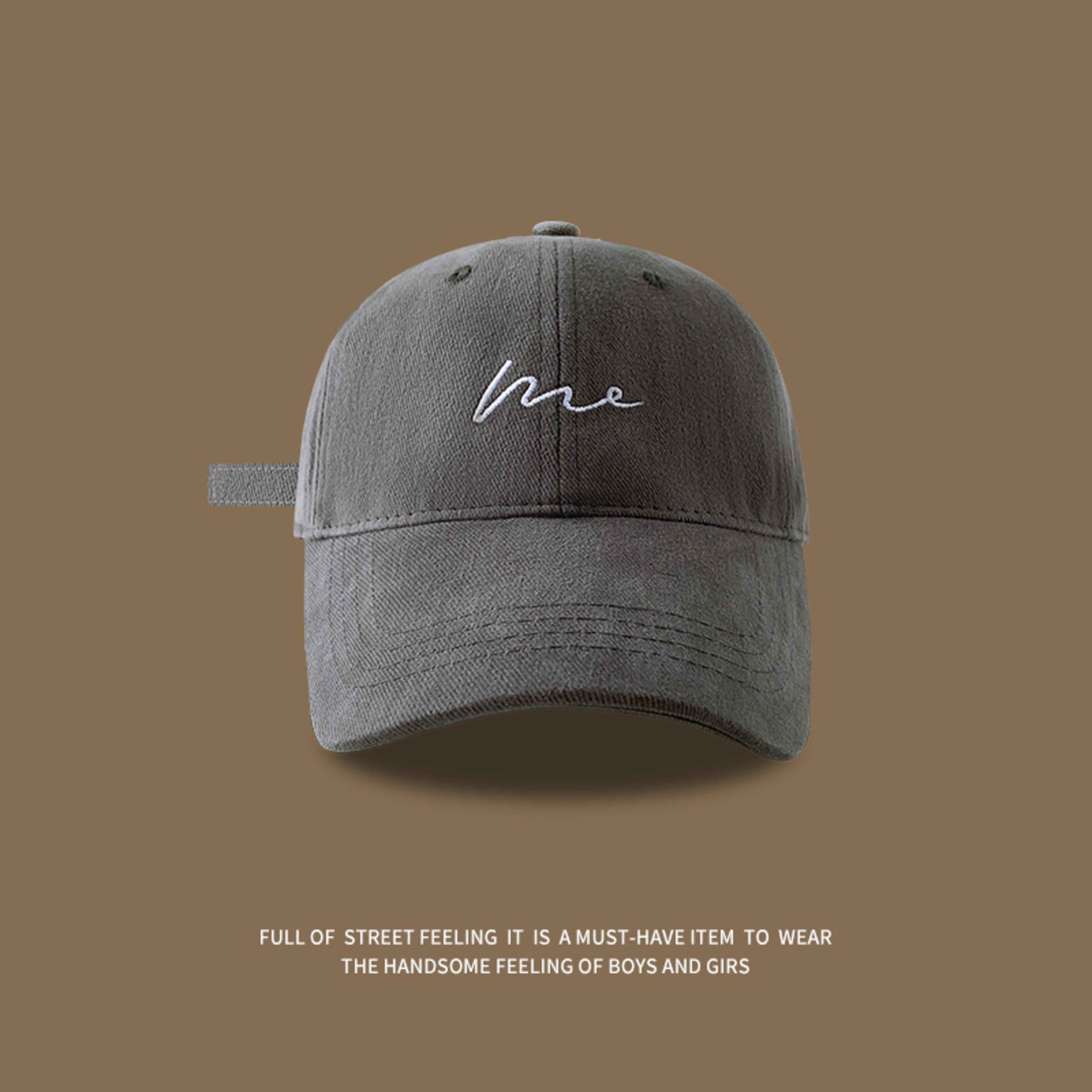 Face ID Embroidered Baseball Cap Adjustable Mens Duckbill Hat For Casual Everyday Style 2