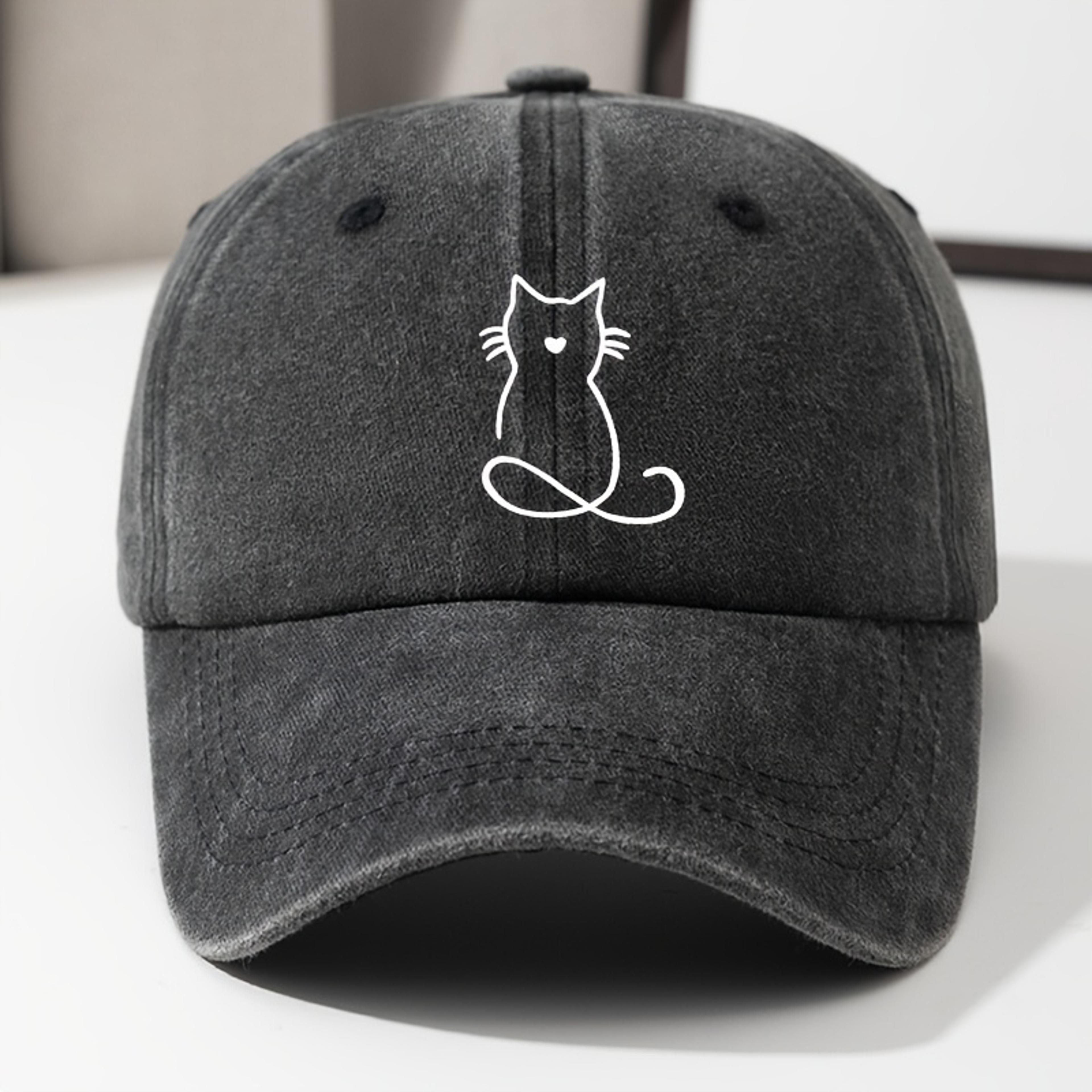 Cat Lover Baseball Cap Lightweight Outdoor Dad Hat 4