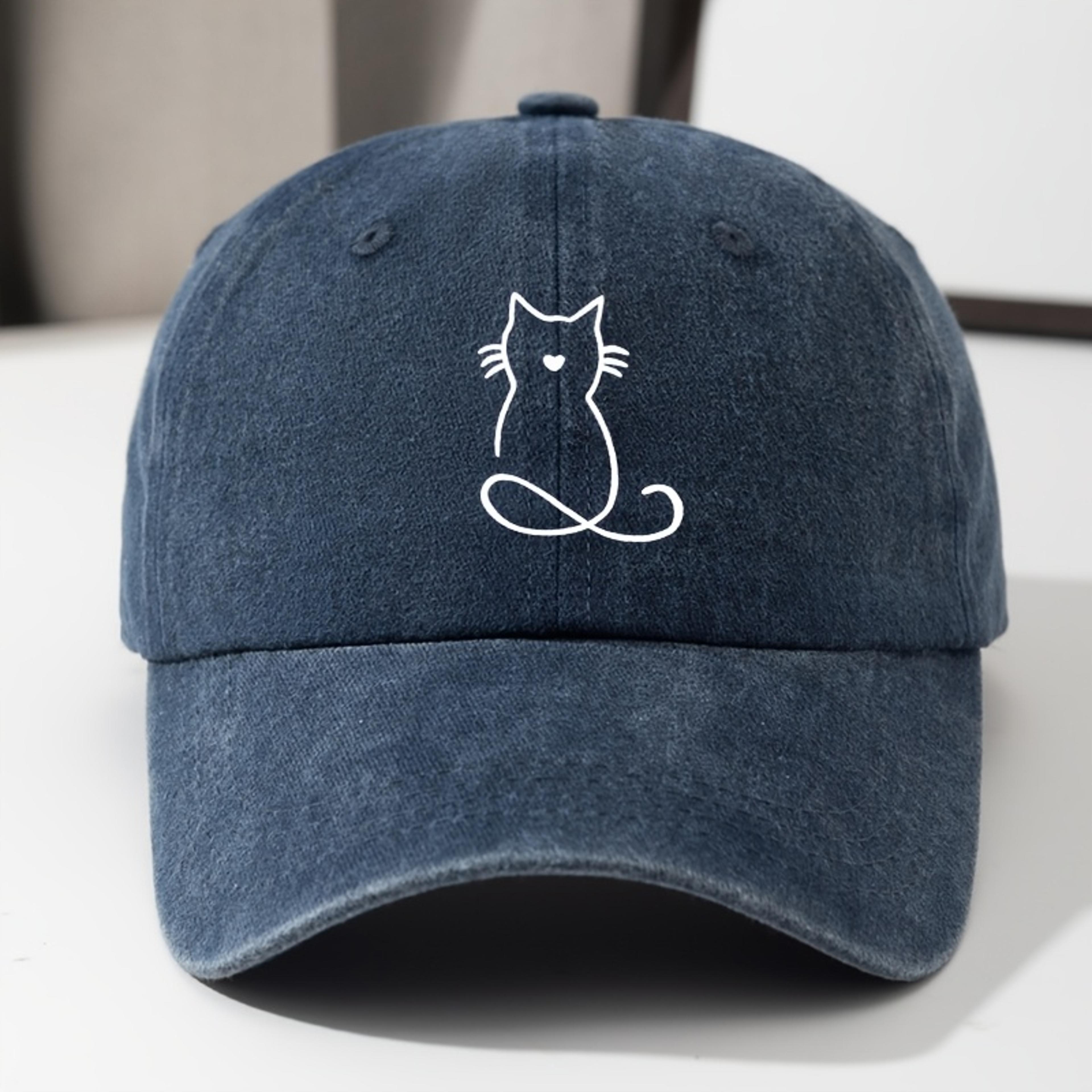 Cat Lover Baseball Cap Lightweight Outdoor Dad Hat 5
