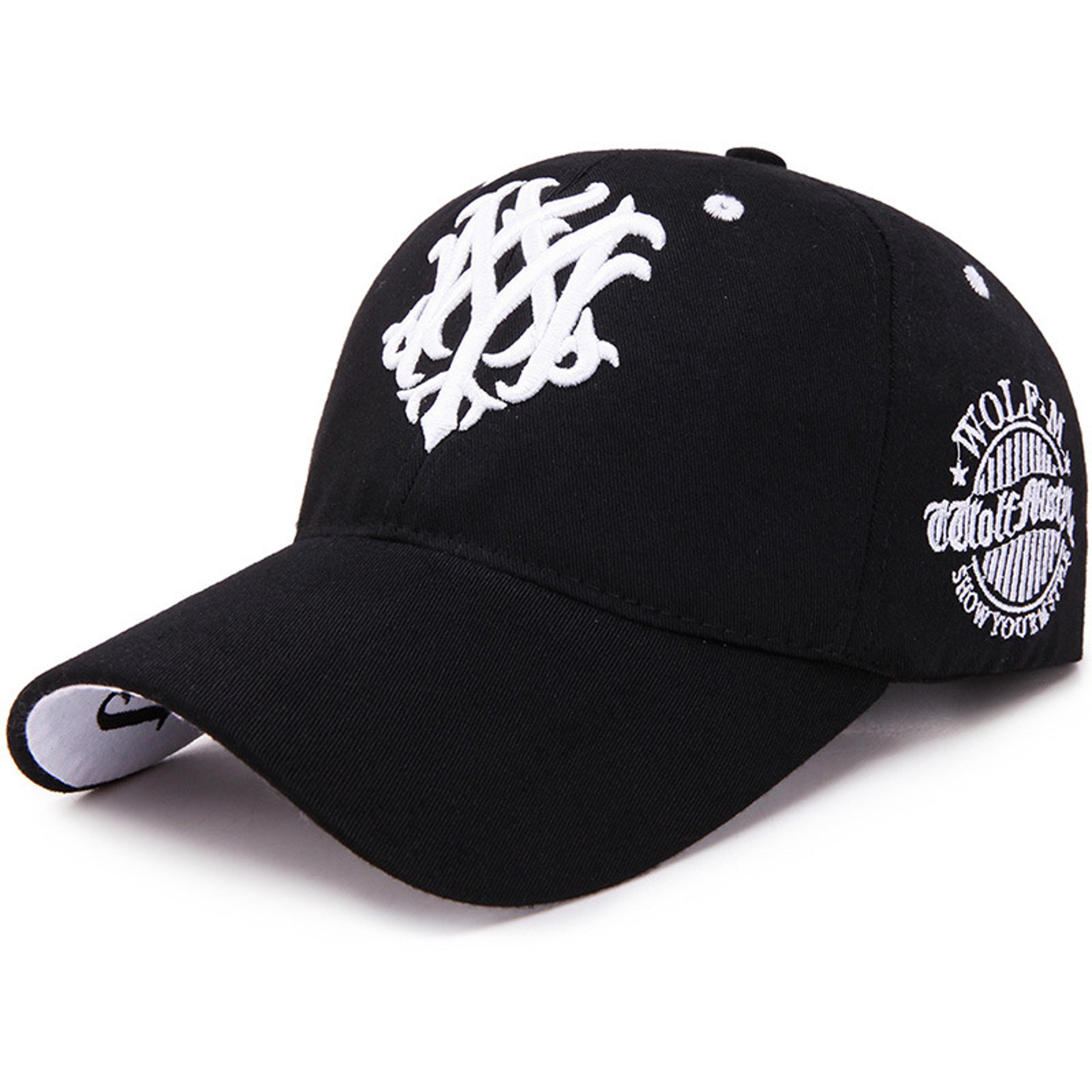Flame Baseball Cap Embroidered Unisex Streetwear Summer Sun Hat 8