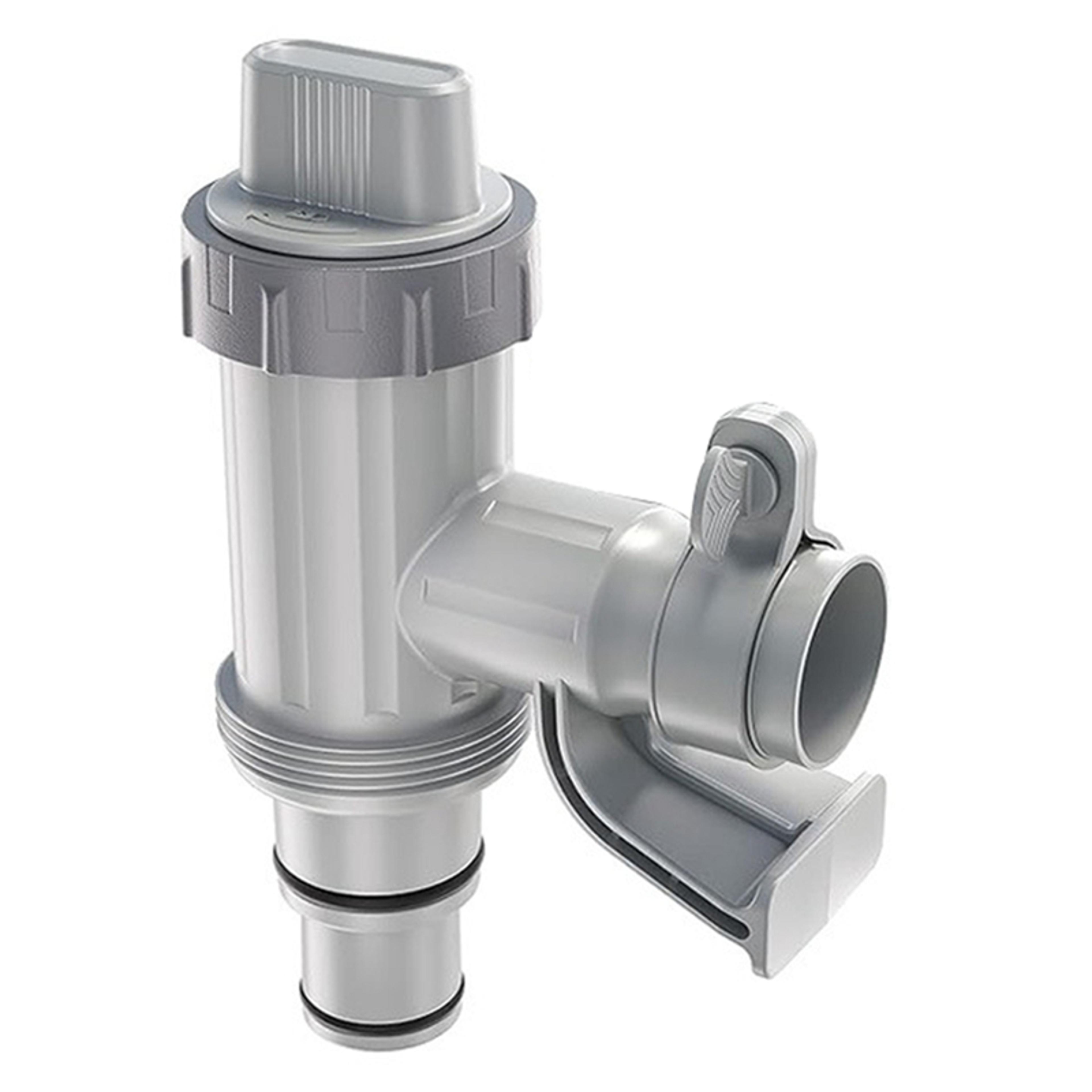pool hose adapter & plunger valve kit with hose holder for above ground pools