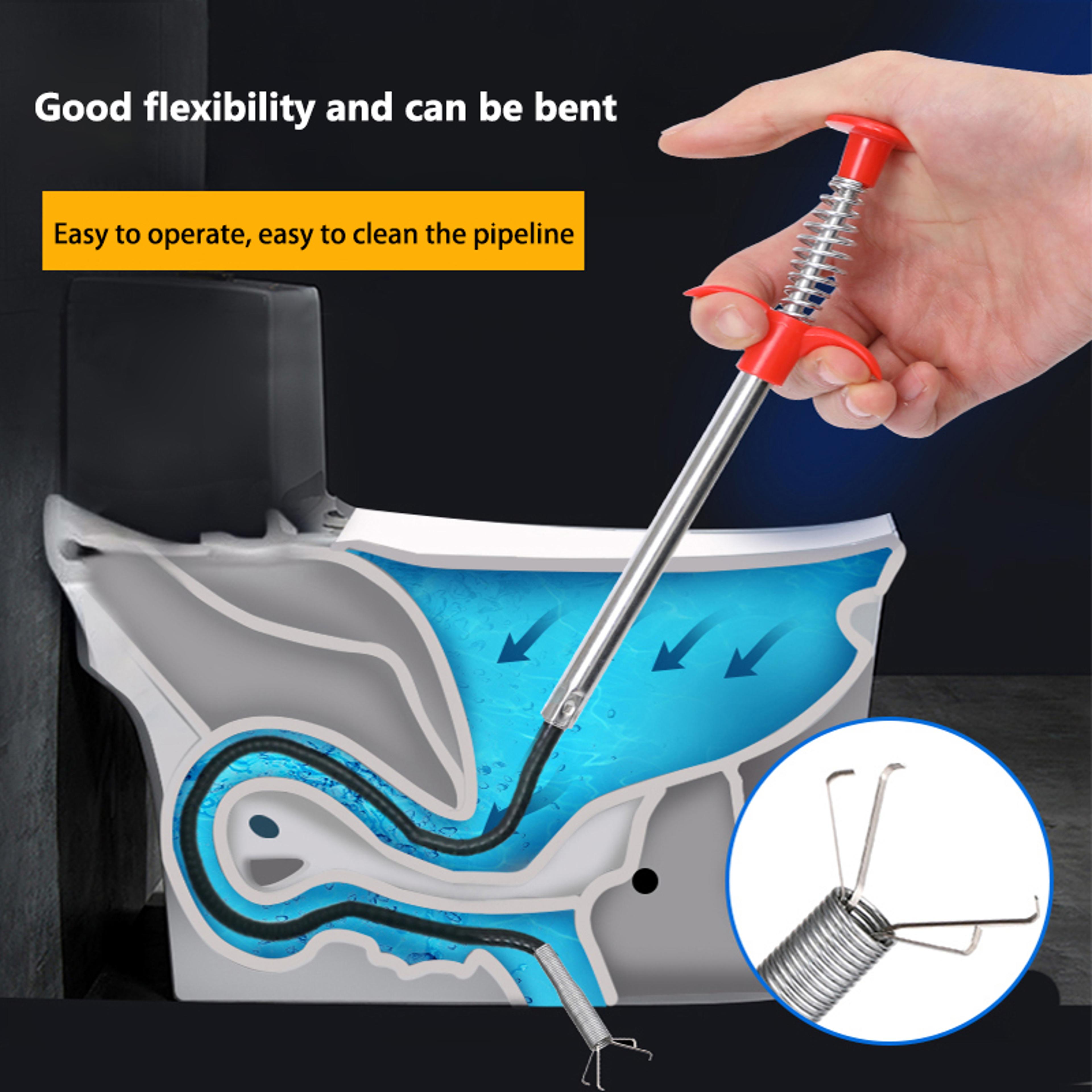 FlexReach Drain Snake Clog Remover Tool For Kitchen And Bathroom Sink Drains 3