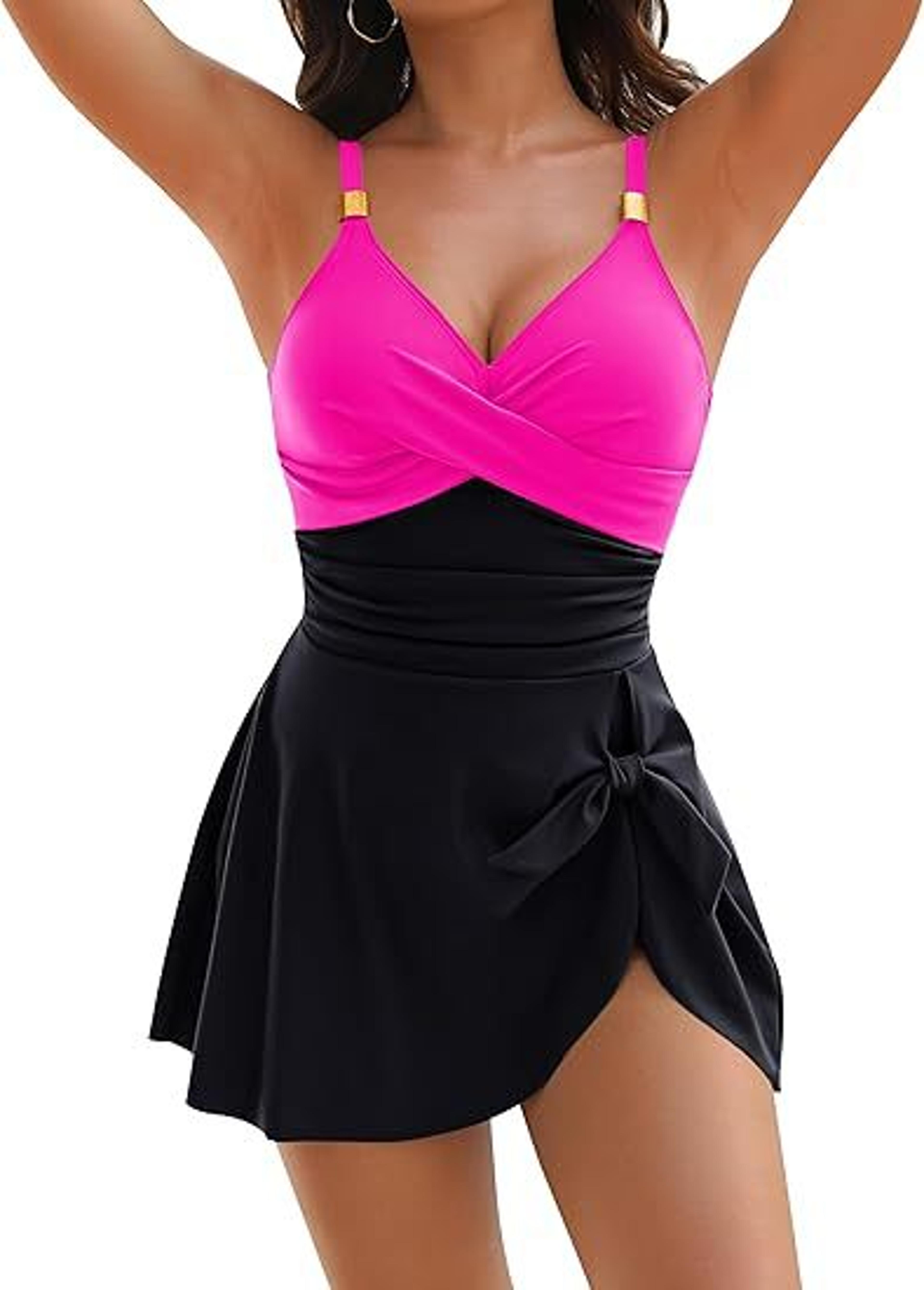 Slim Fit One Piece Swimsuit For Women Elegant White Swimsuit Beachwear 8