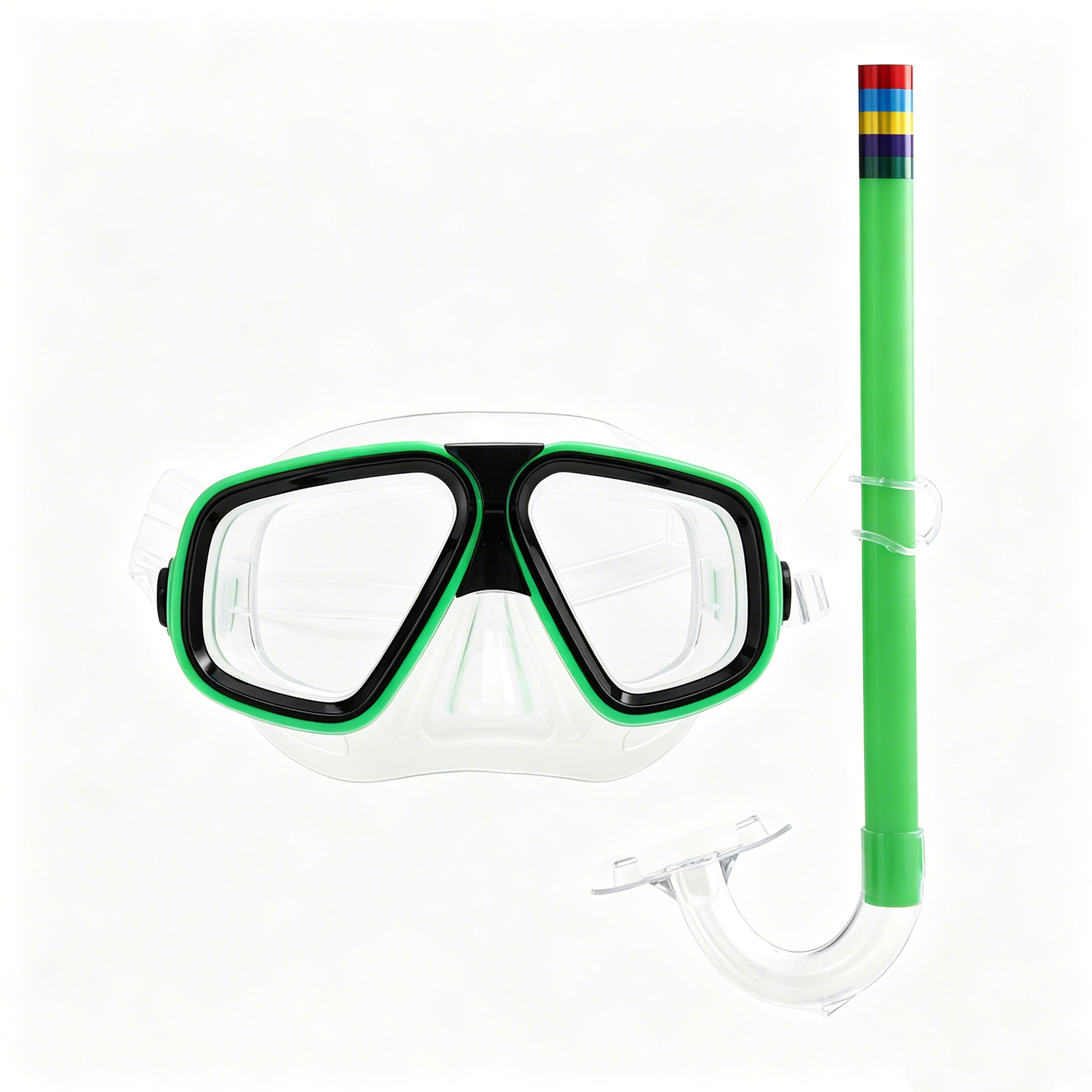 Kids Snorkel Set With Adjustable Diving Mask And Snorkel For Beach Pool Adventures 4