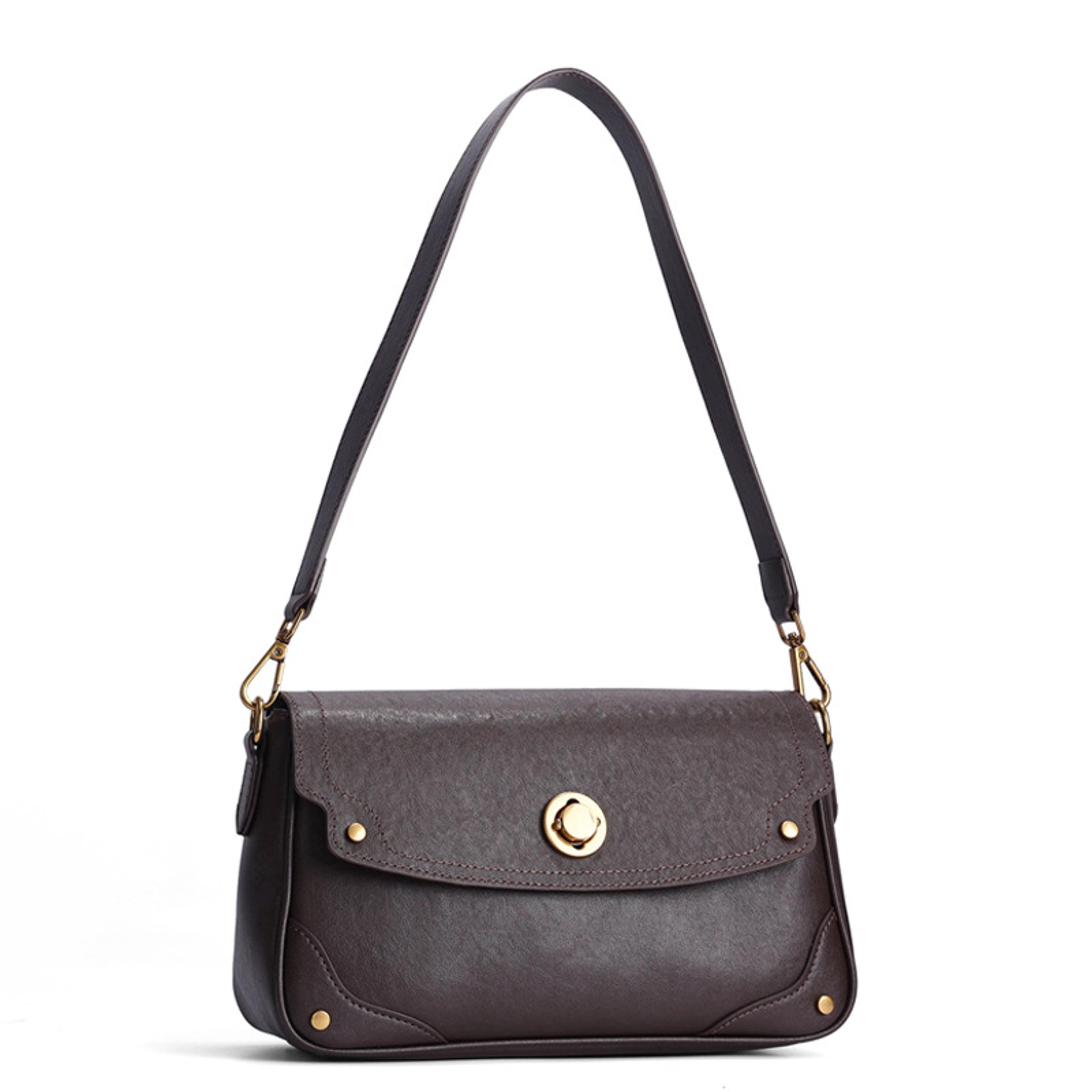 Vintage Genuine Leather Crossbody Bag For Women Vegetable Tanned Cowhide Shoulder Handbag 7