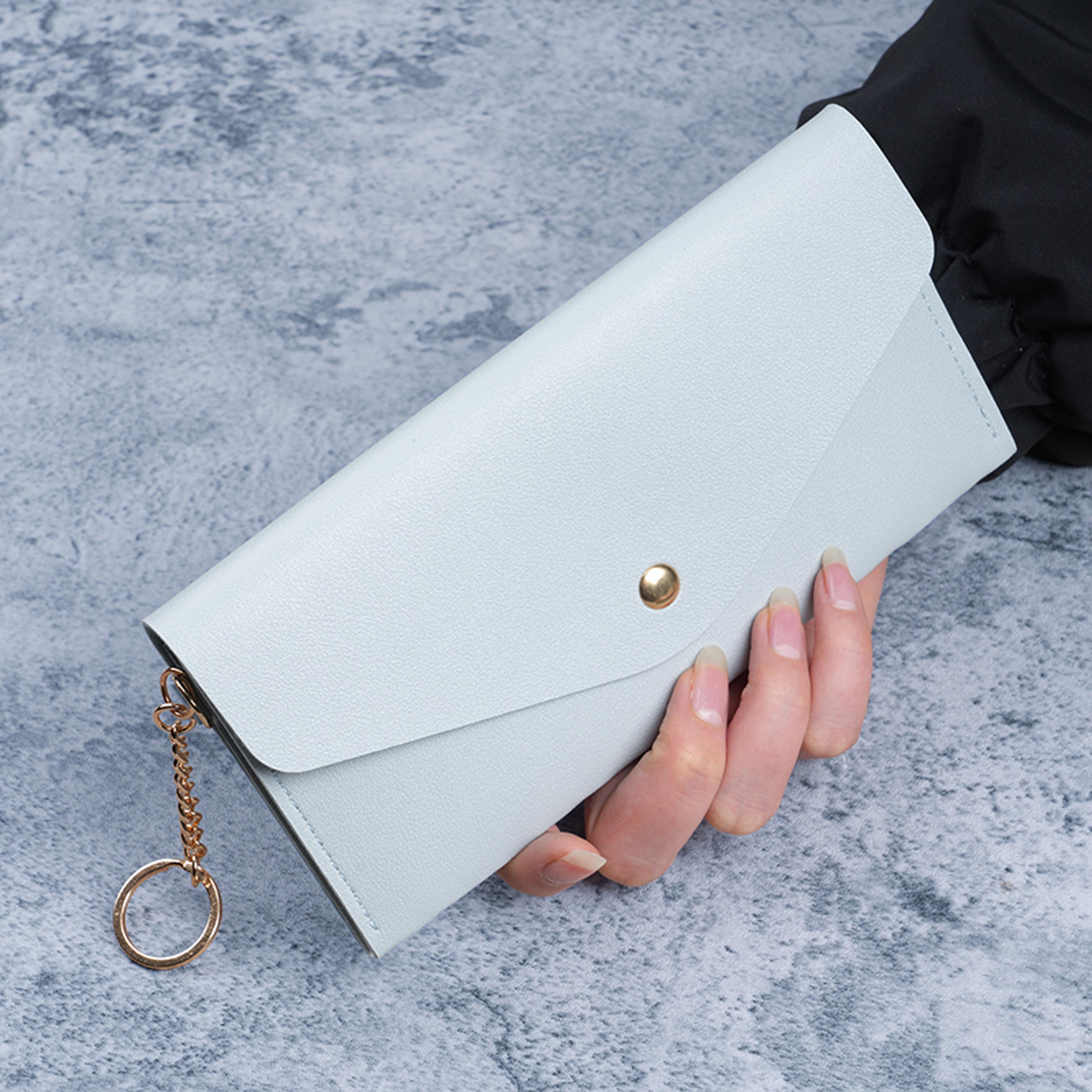 Elegant Womens Long Wallet Phone Clutch With Multiple Card Slots 8