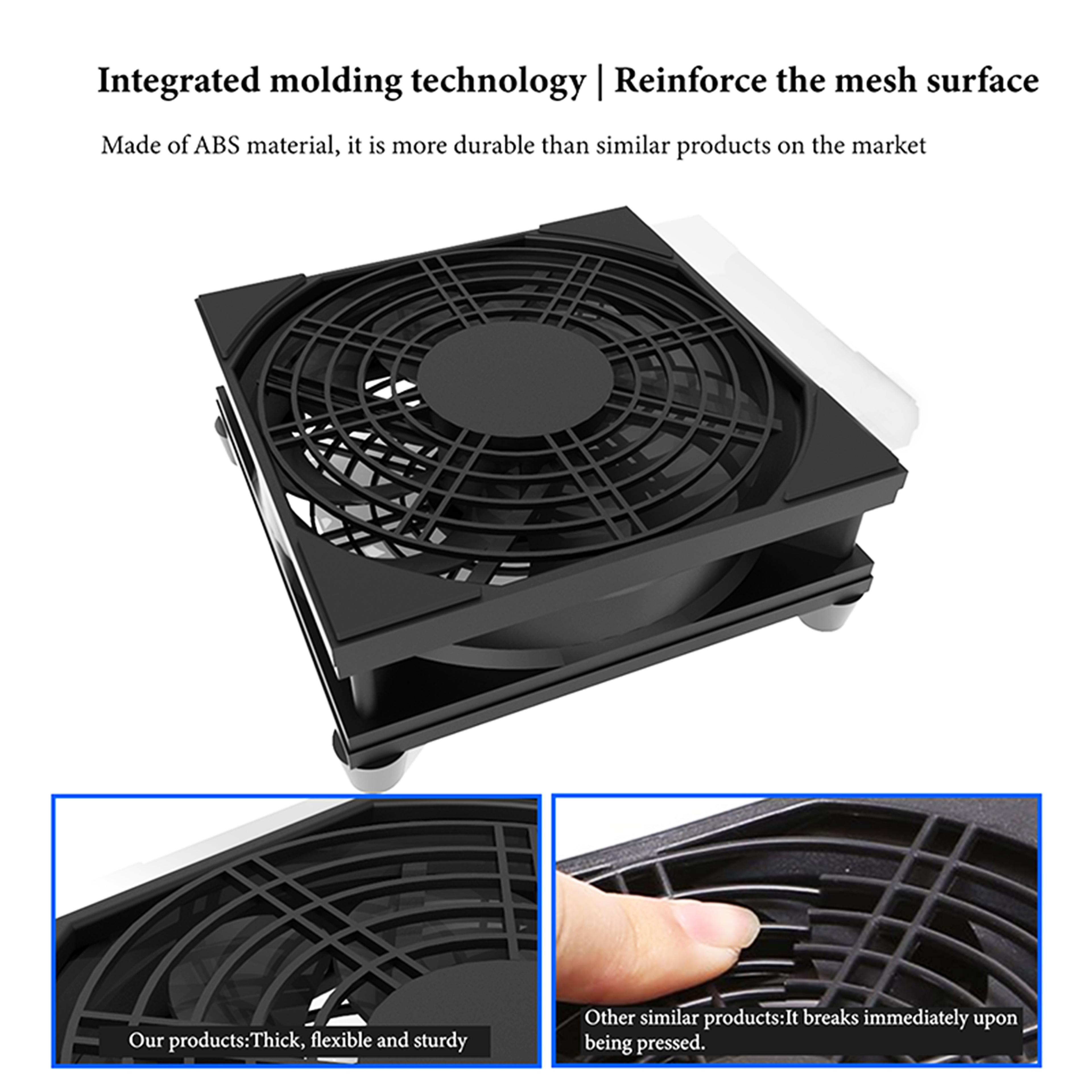 USB Cooling Fan With 3 Speed Control Silent 5V Adjustable Computer Fan 5