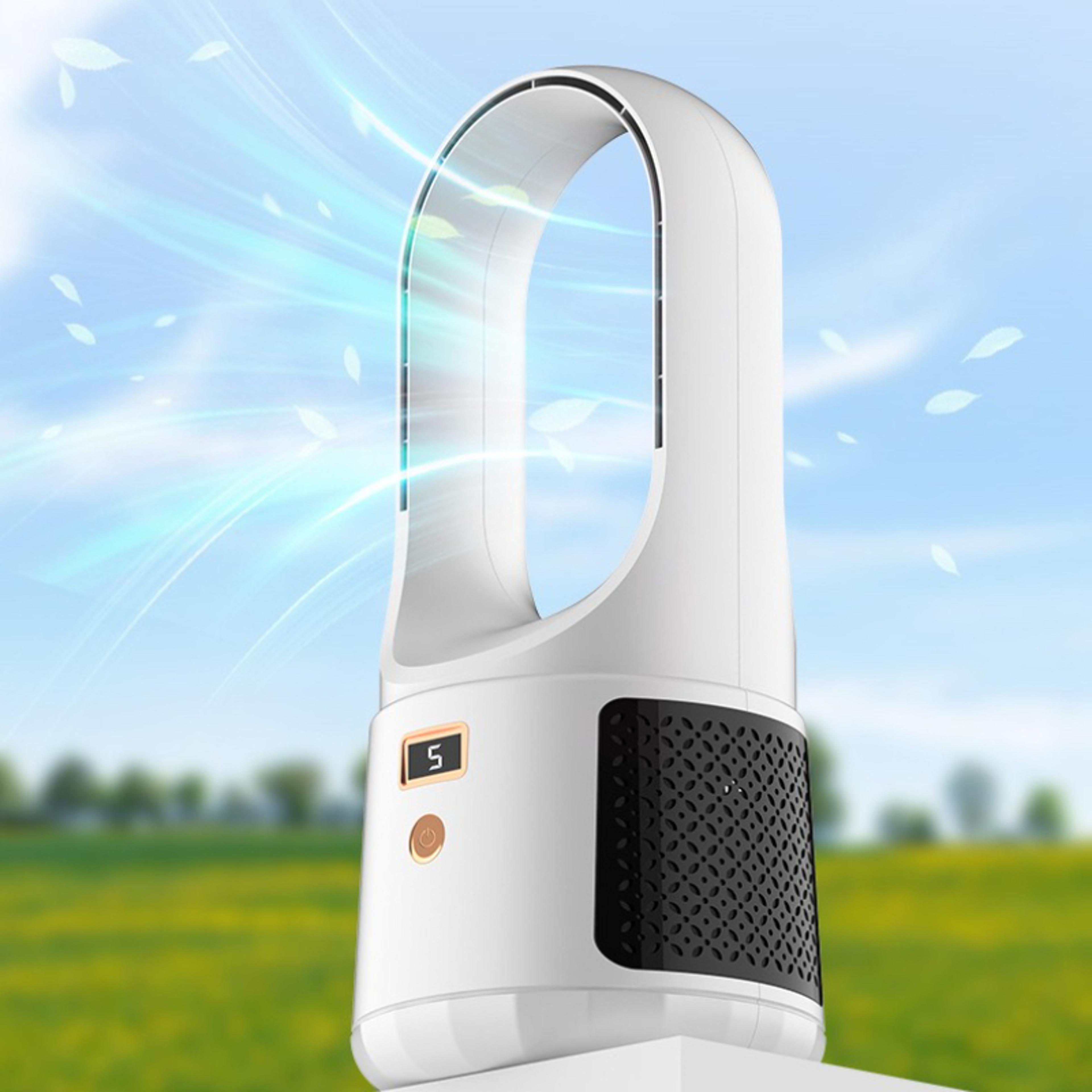 Cordless Mist Spray Tower Fan With Smart Humidifier Function And USB Rechargeable Cooling 4