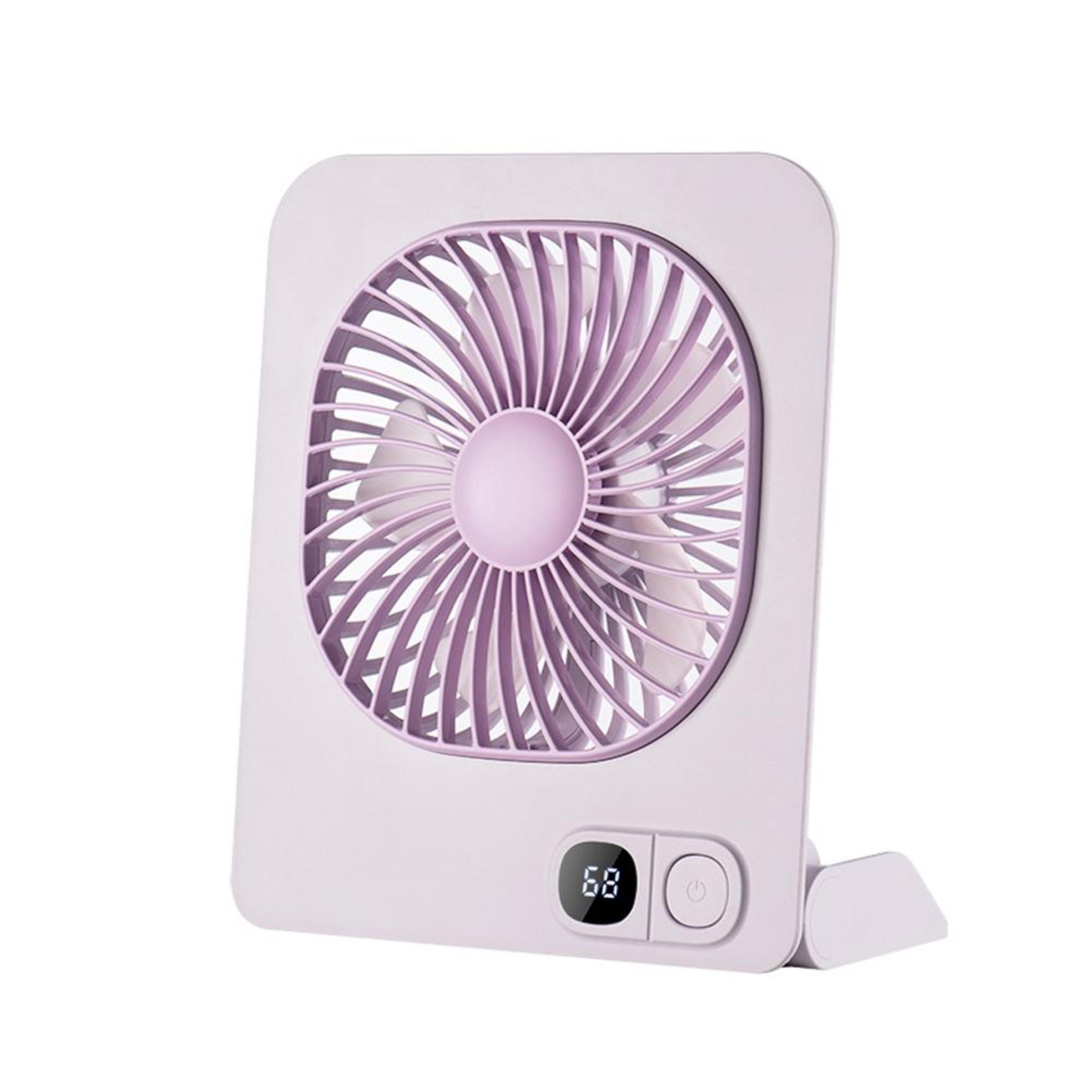 Portable USB Rechargeable Desk Fan Foldable Quiet Table Fan With 5 Speed Settings 7