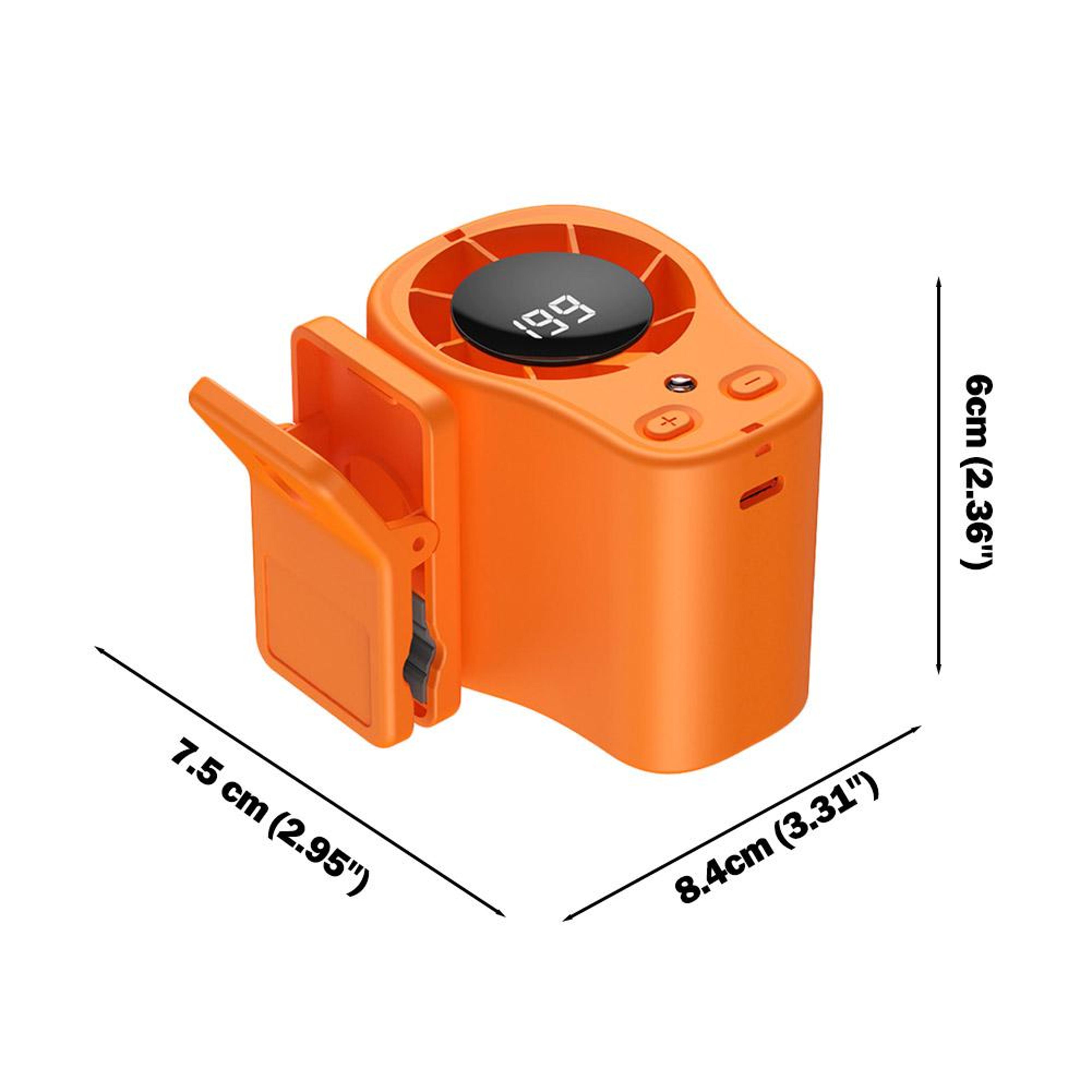 Mini Hands Free Waist Fan Portable Air Conditioner Personal Cooling Fan 4