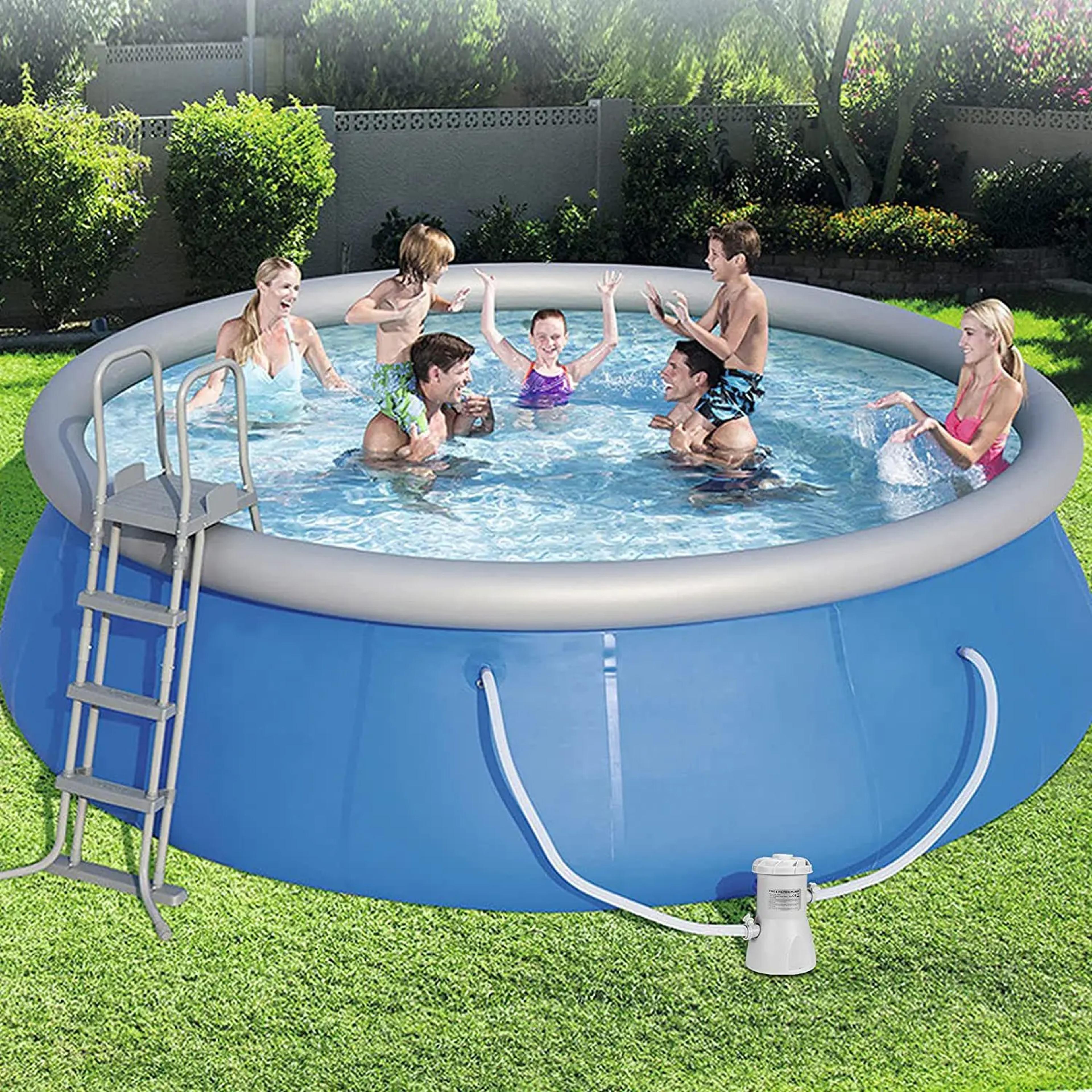 530 Gallon Pool Water Filter Cleaning Pump For Clearer Pool Maintenance 0