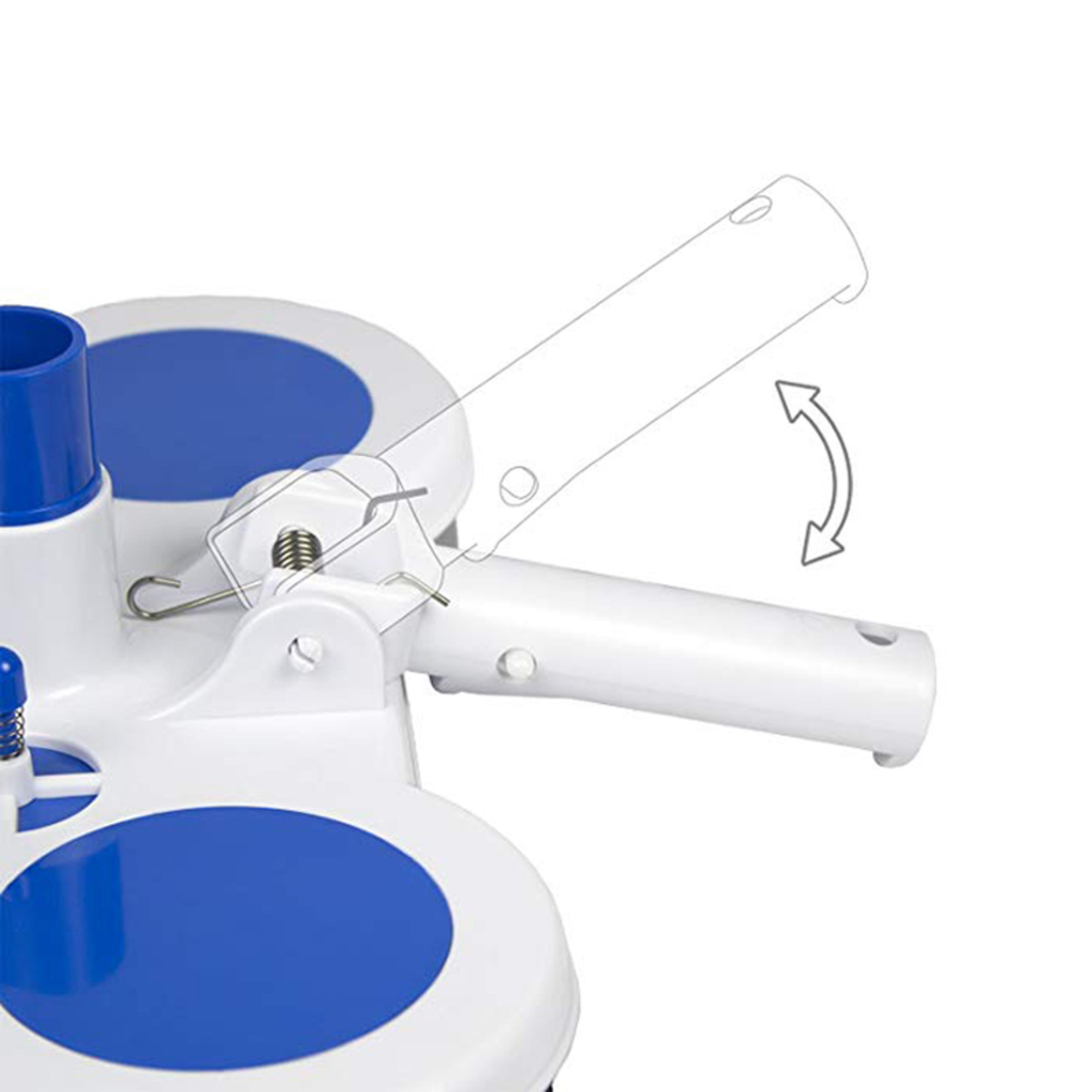 Pool Vacuum Brush Head With Suction For Easy Pool Bottom And Wall Cleaning 3