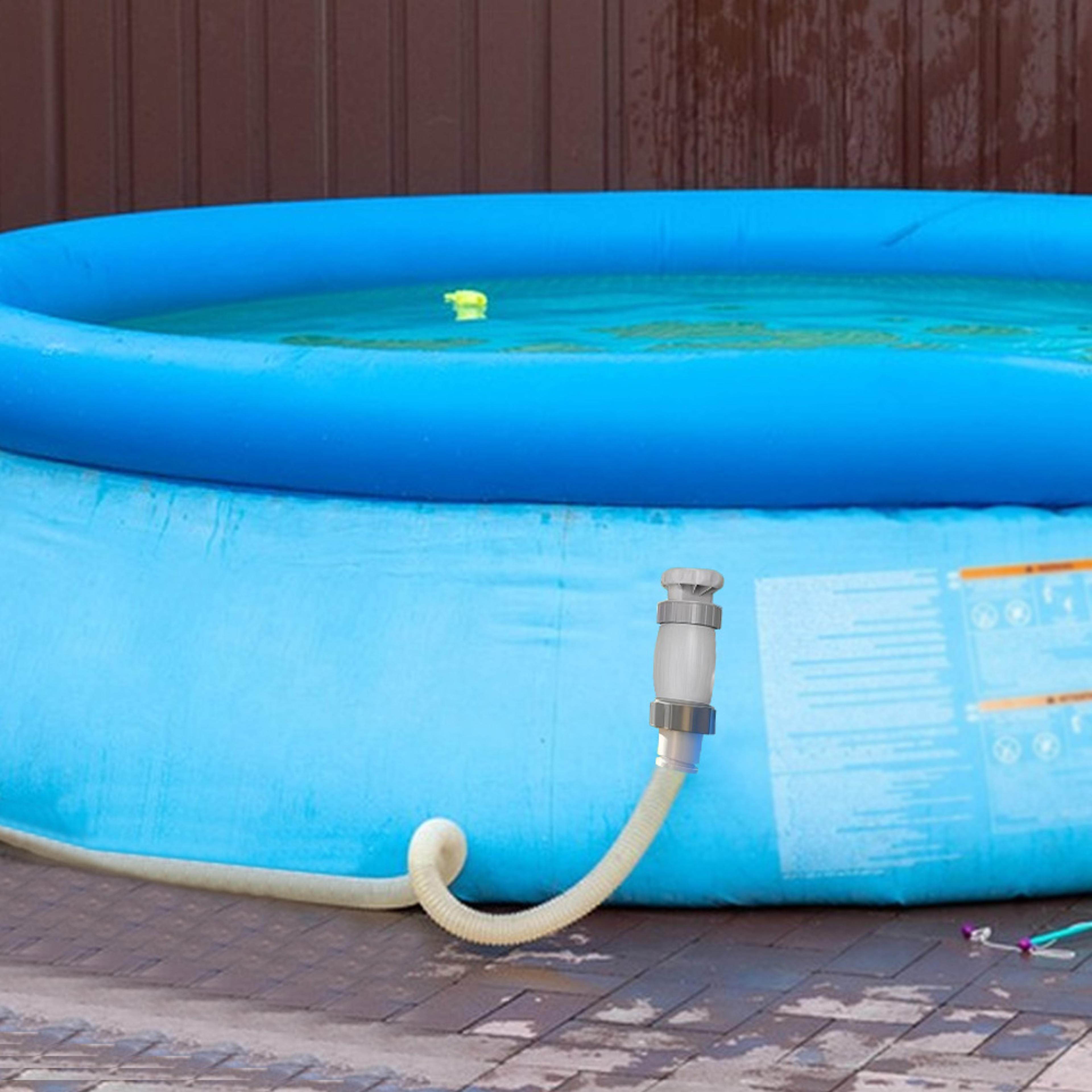 Above Ground Pool Hose Adapter With Plunger Valve And On Off Water Control 2