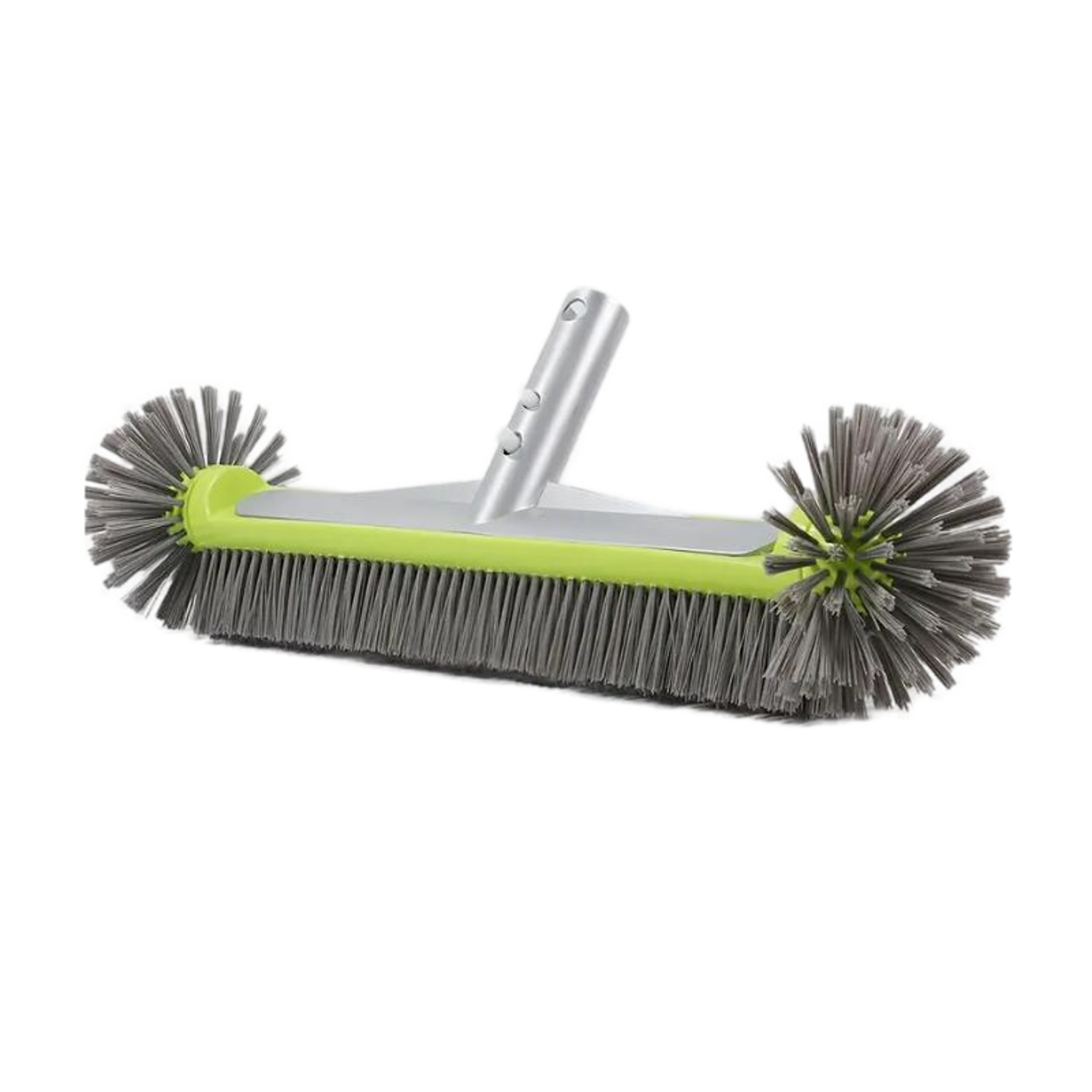 Heavy Duty Pool Brush Head With Aluminum Back And 7 Row Nylon Bristles 1