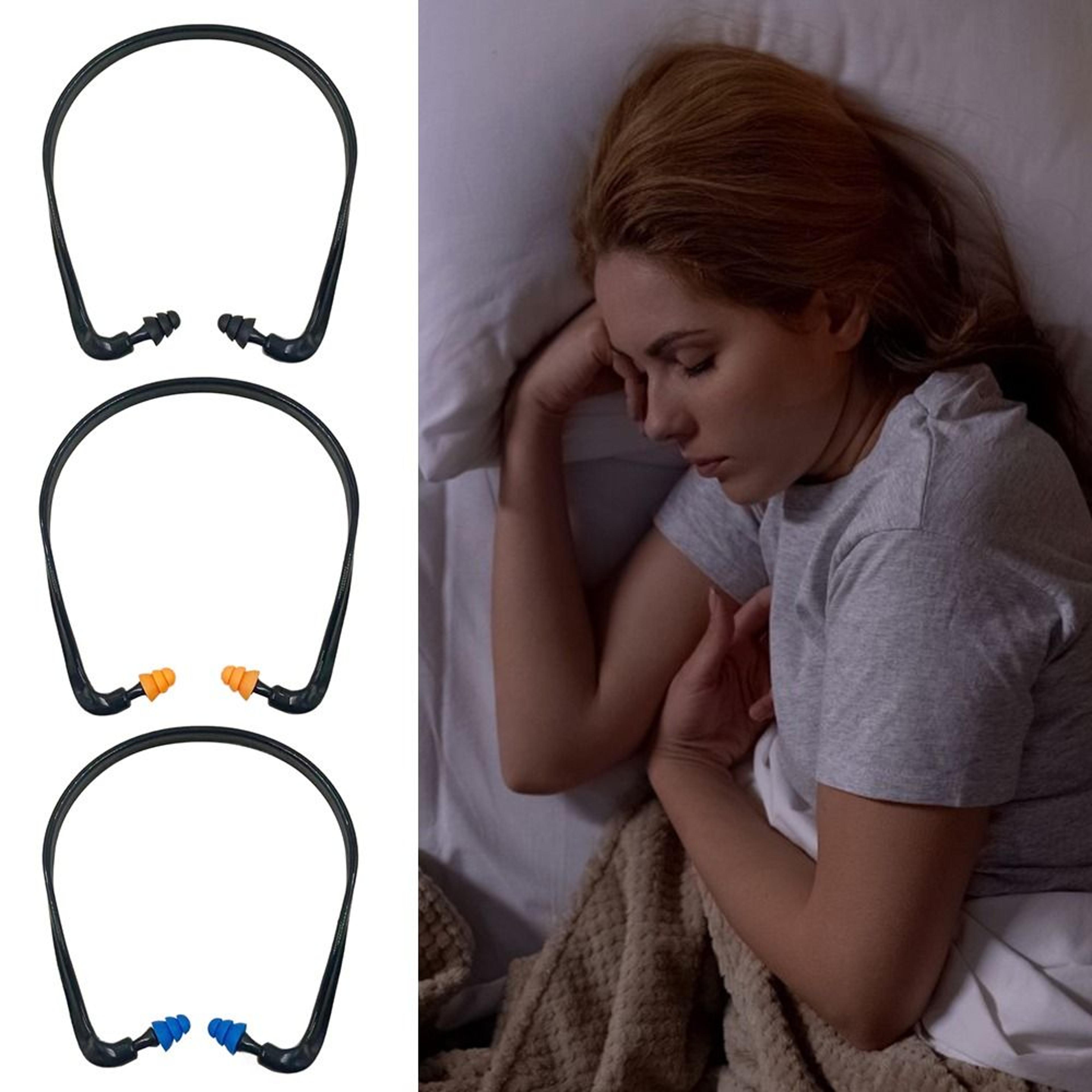 Soft Silicone Swimming Ear Plugs With Headband Noise Reduction Ear Plugs For Sleep  Water Protectio 5