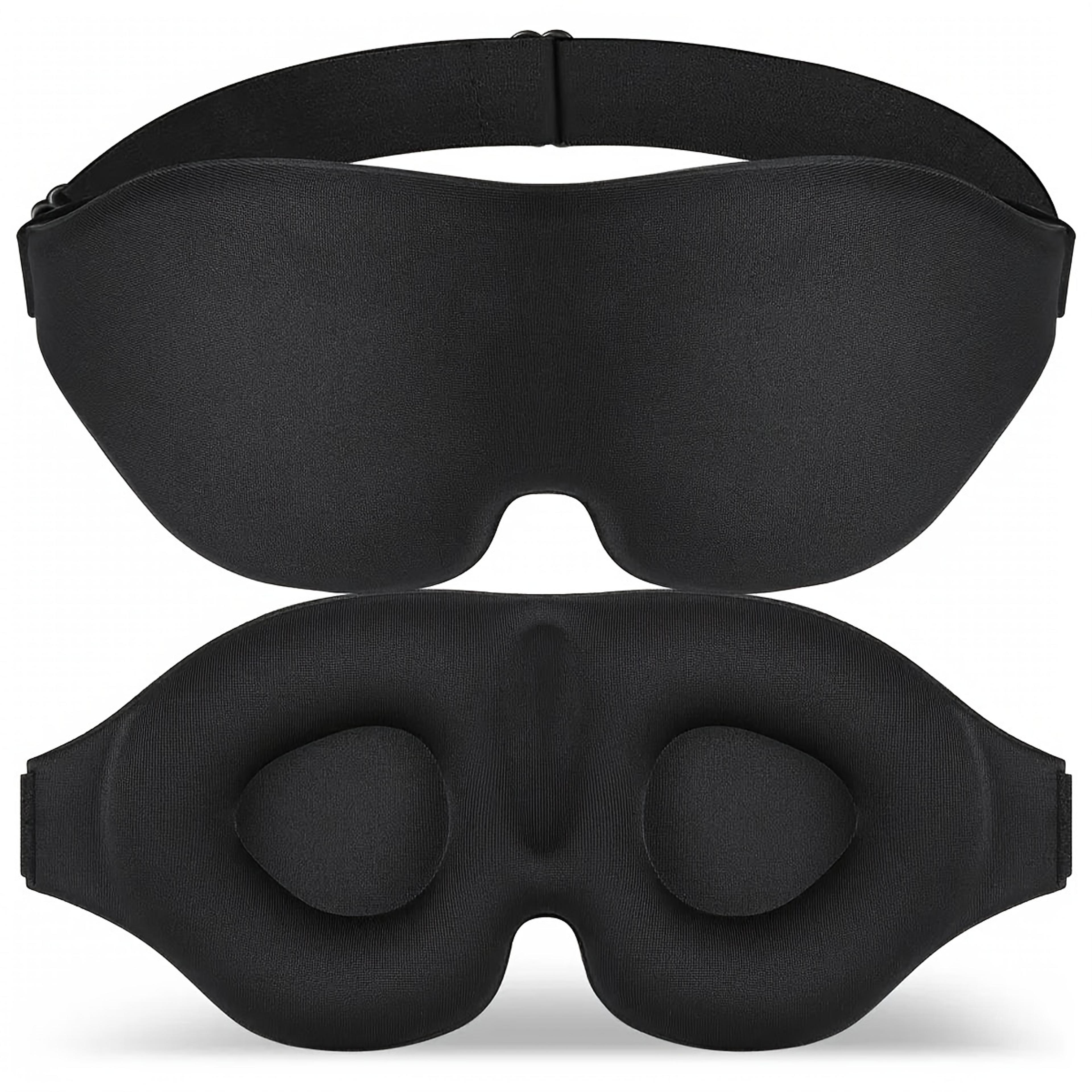 3D Sleep Mask For Sleeping Blackout Eye Mask With Contoured Cups For Travel  Night Rest 4