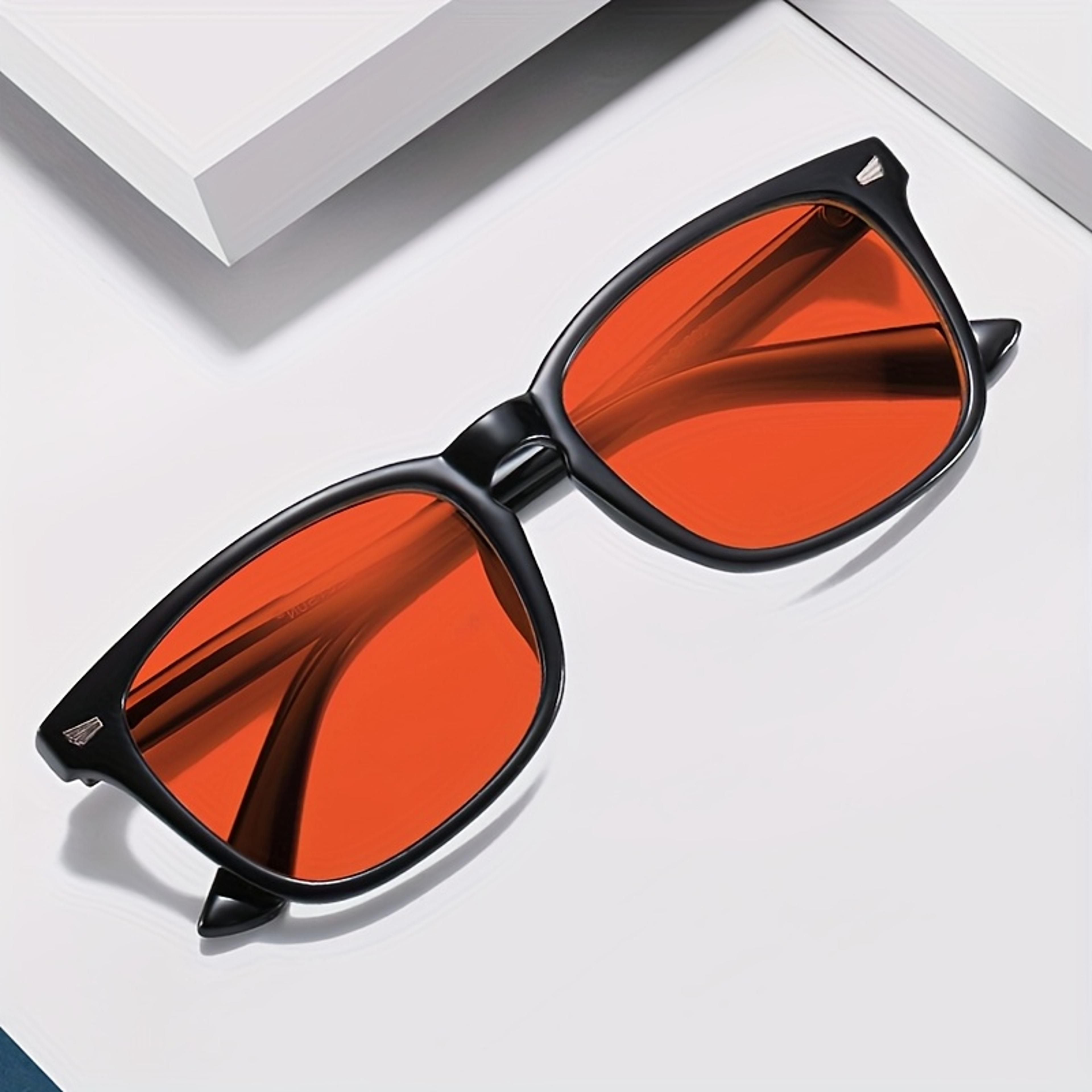 Classic Red Lens Blue Light Blocking Sleep Glasses 1