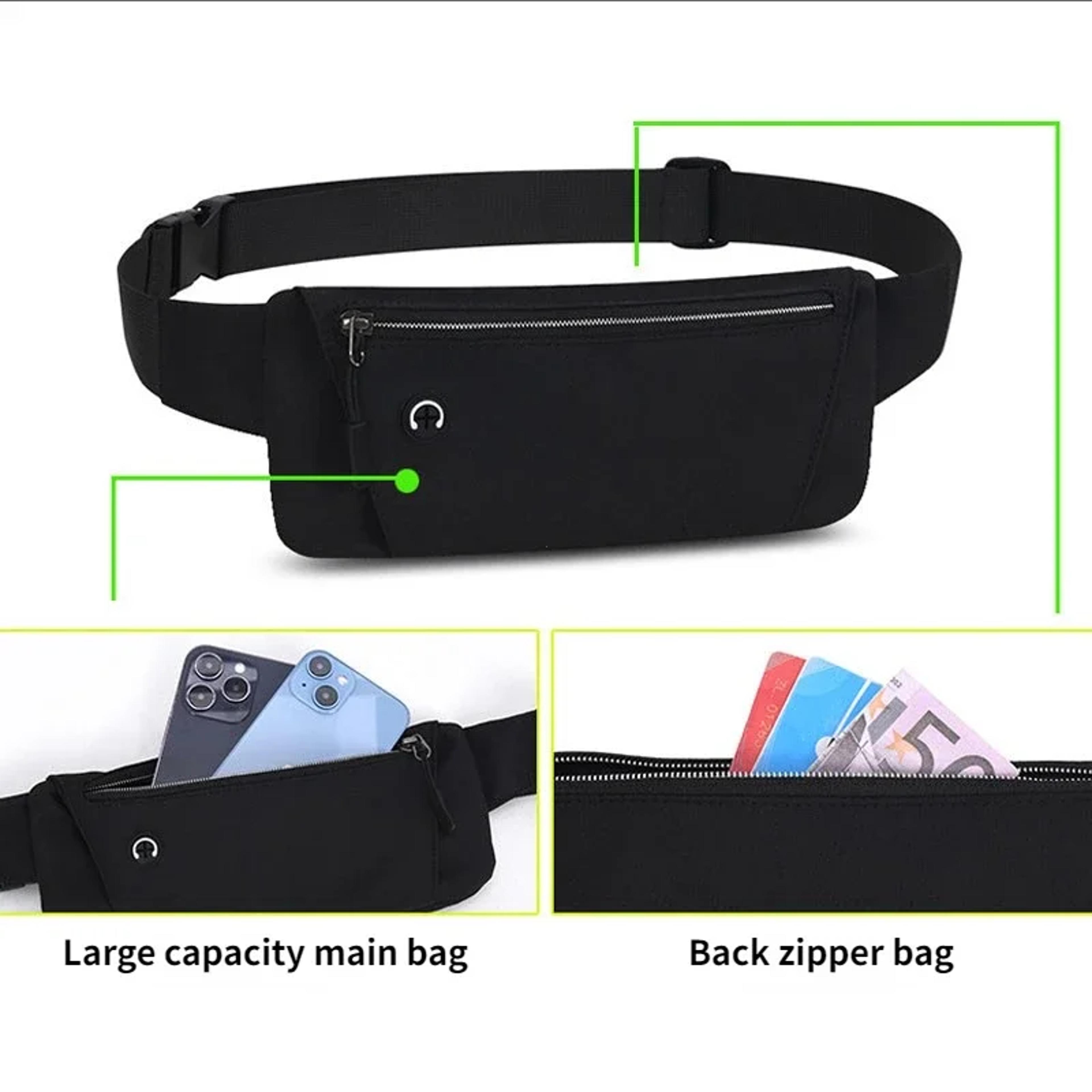 ActiveFit Running Waist Bag Adjustable Running Belt Phone Holder For Gym Walking  Travel 2