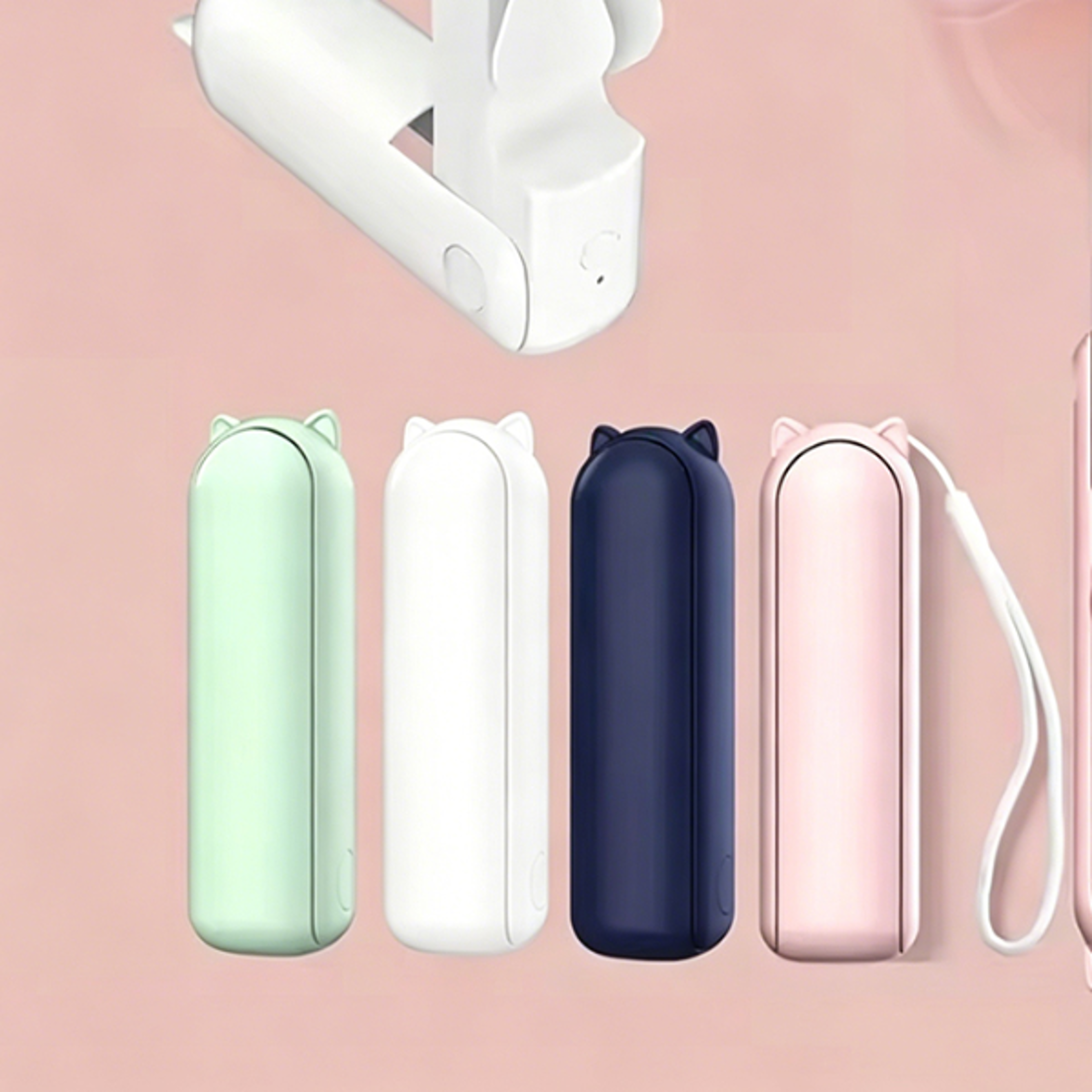portable handheld fan usb rechargeable mini pocket fan foldable quiet personal cooling fan