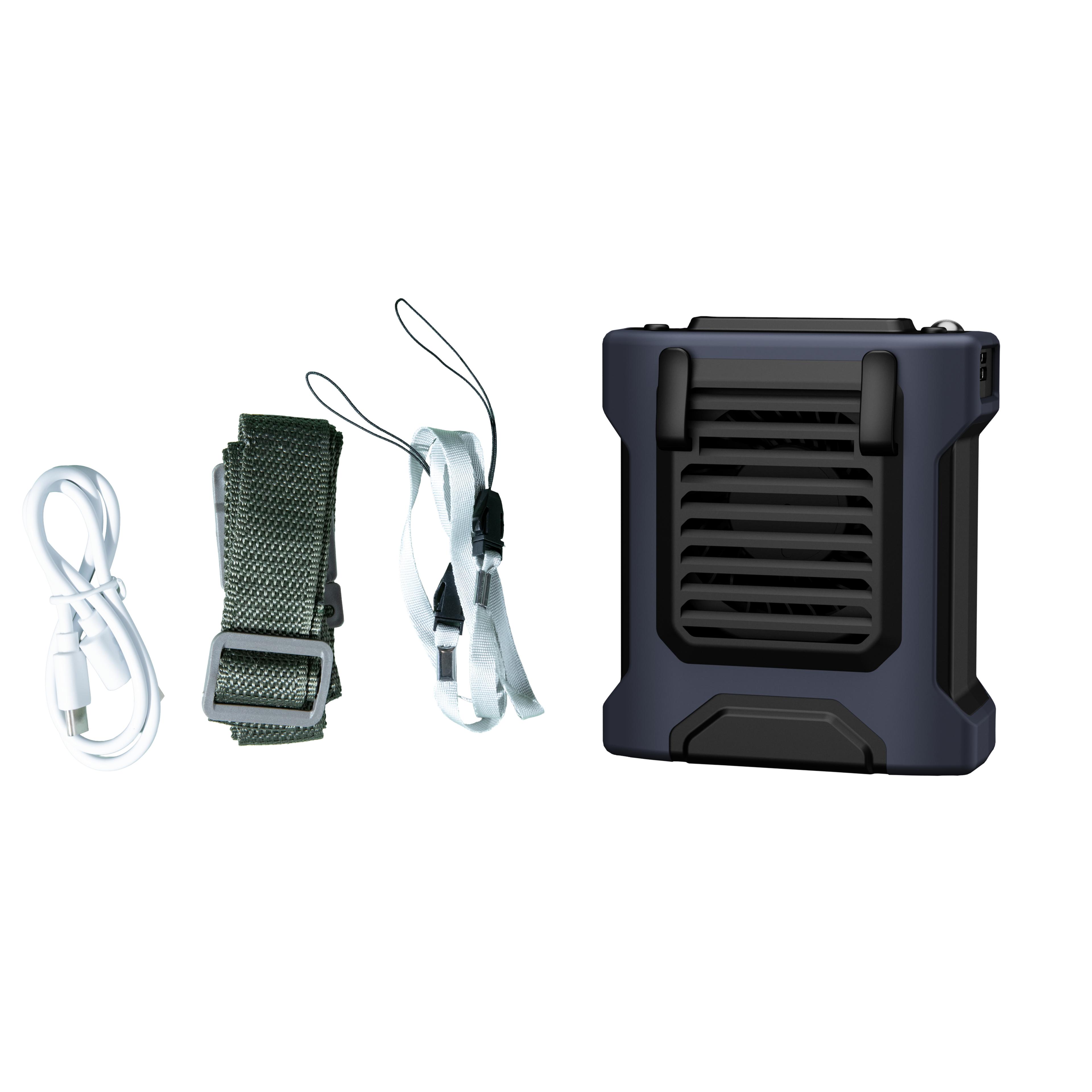 ArcticFlow Wearable Waist Fan With LED Light And Power Bank 1