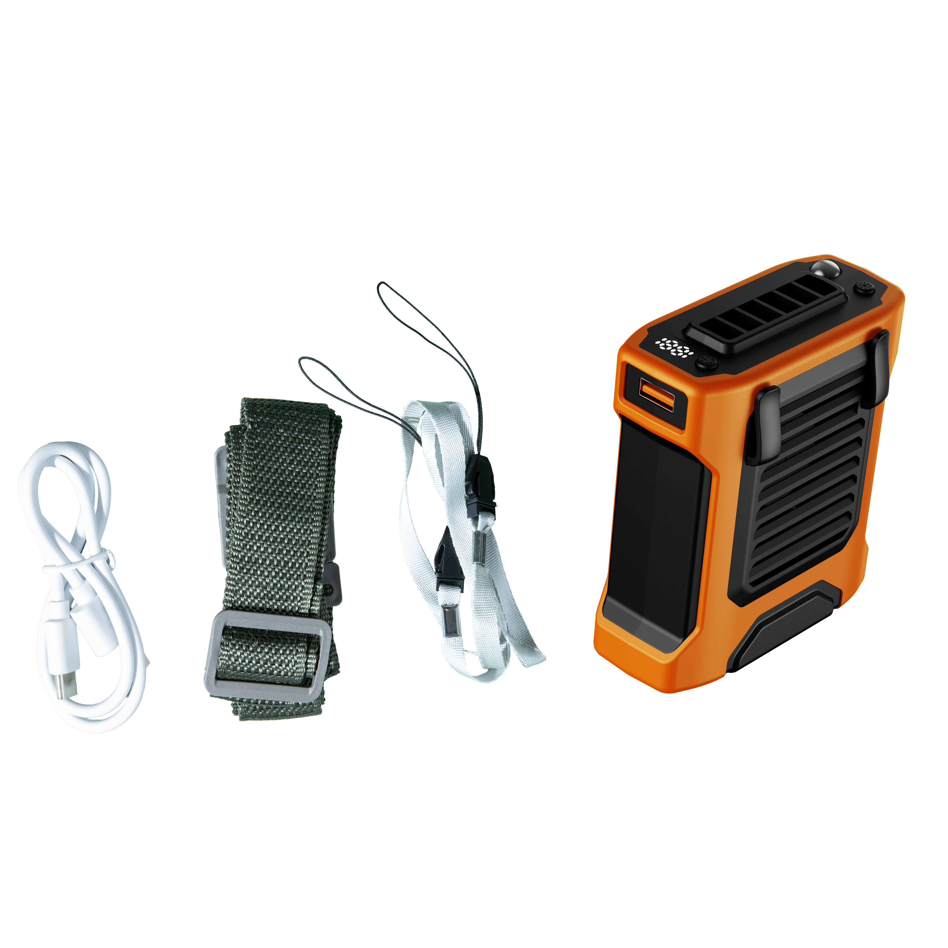 ArcticFlow Wearable Waist Fan With LED Light And Power Bank 2