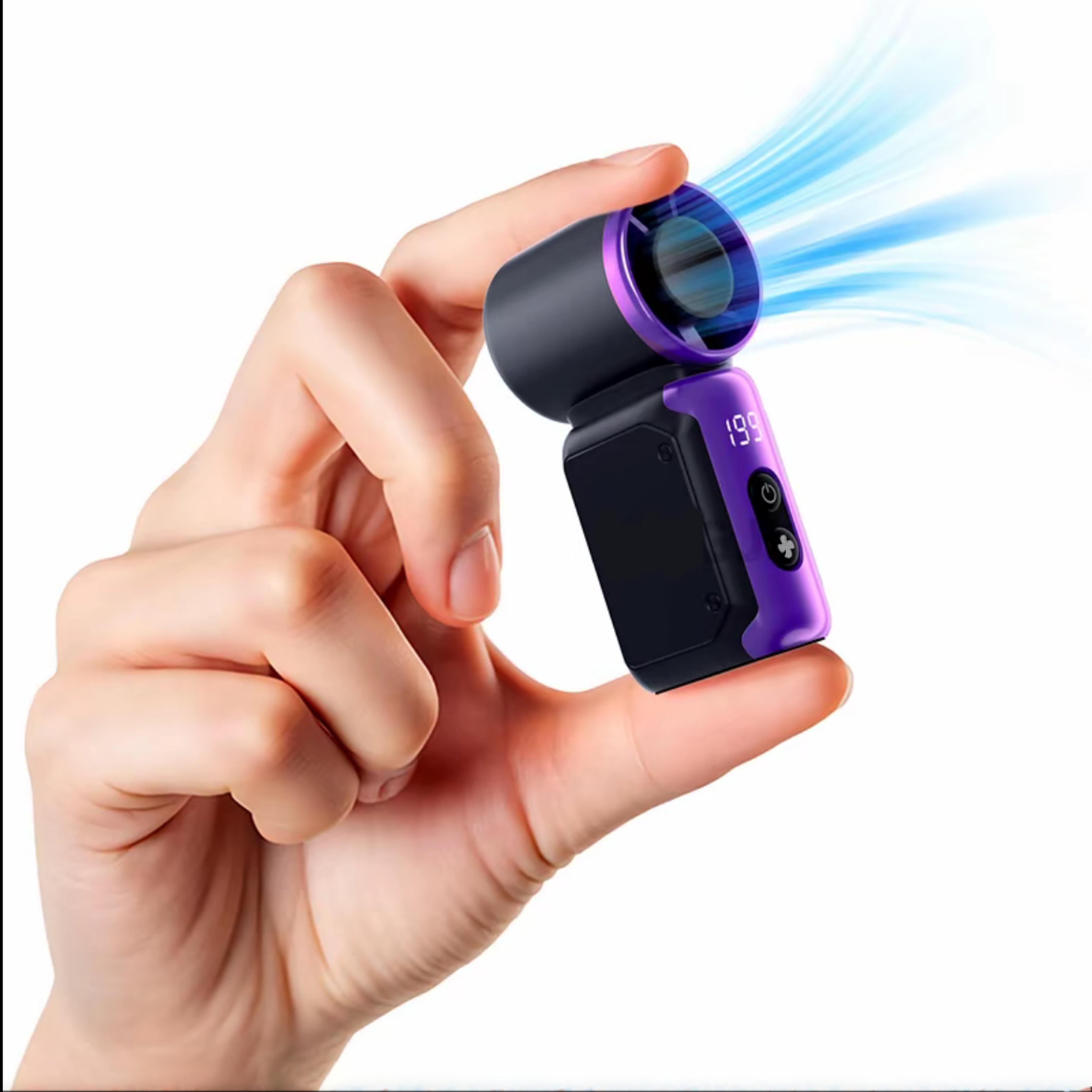 Portable Mini Bladeless Fan USB Rechargeable Personal Cooling Fan For Travel  Office 1