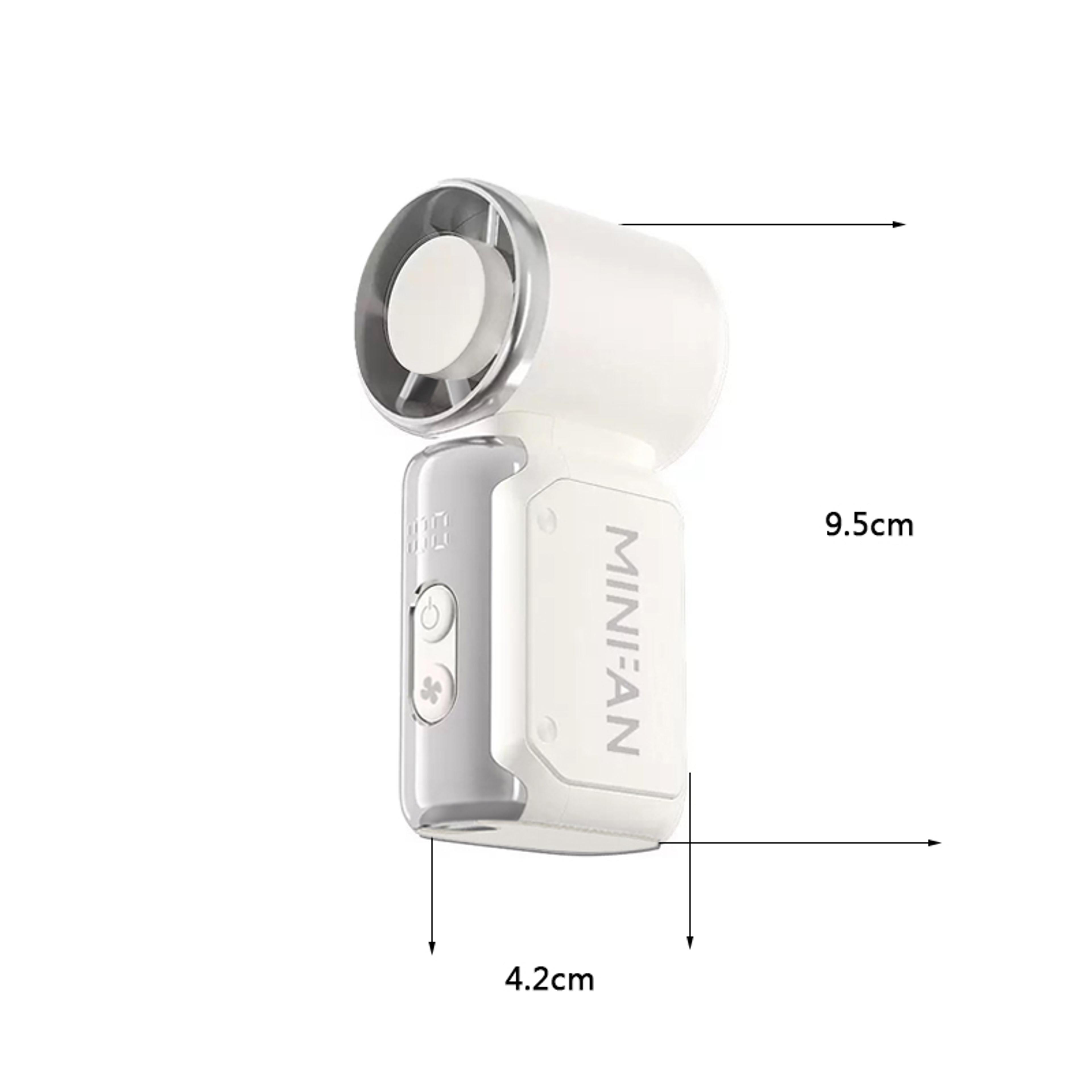 Portable Mini Bladeless Fan USB Rechargeable Personal Cooling Fan For Travel  Office 2