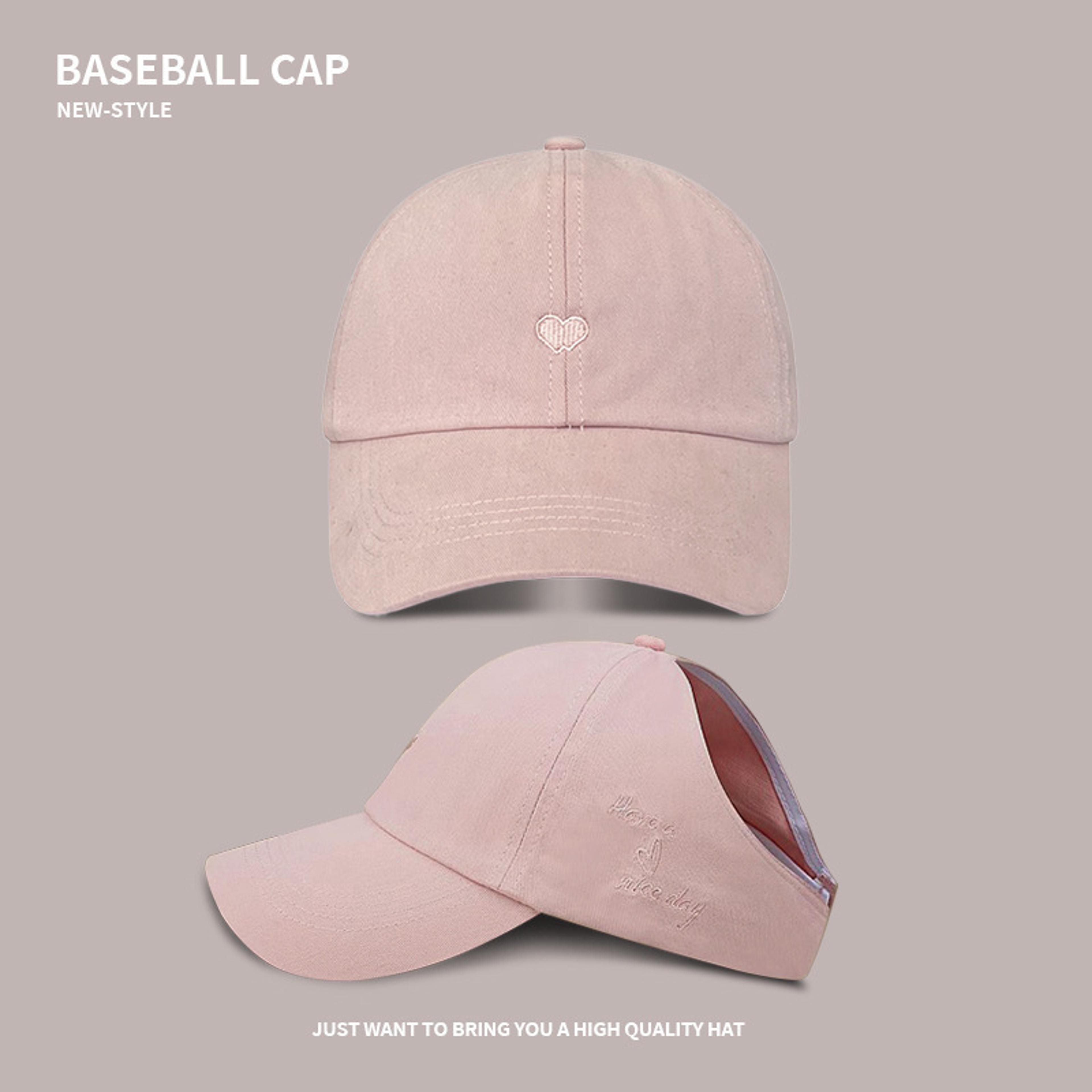 High Ponytail Hat For Women Breathable Baseball Cap With UV Protection Adjustable Sun Visor 7