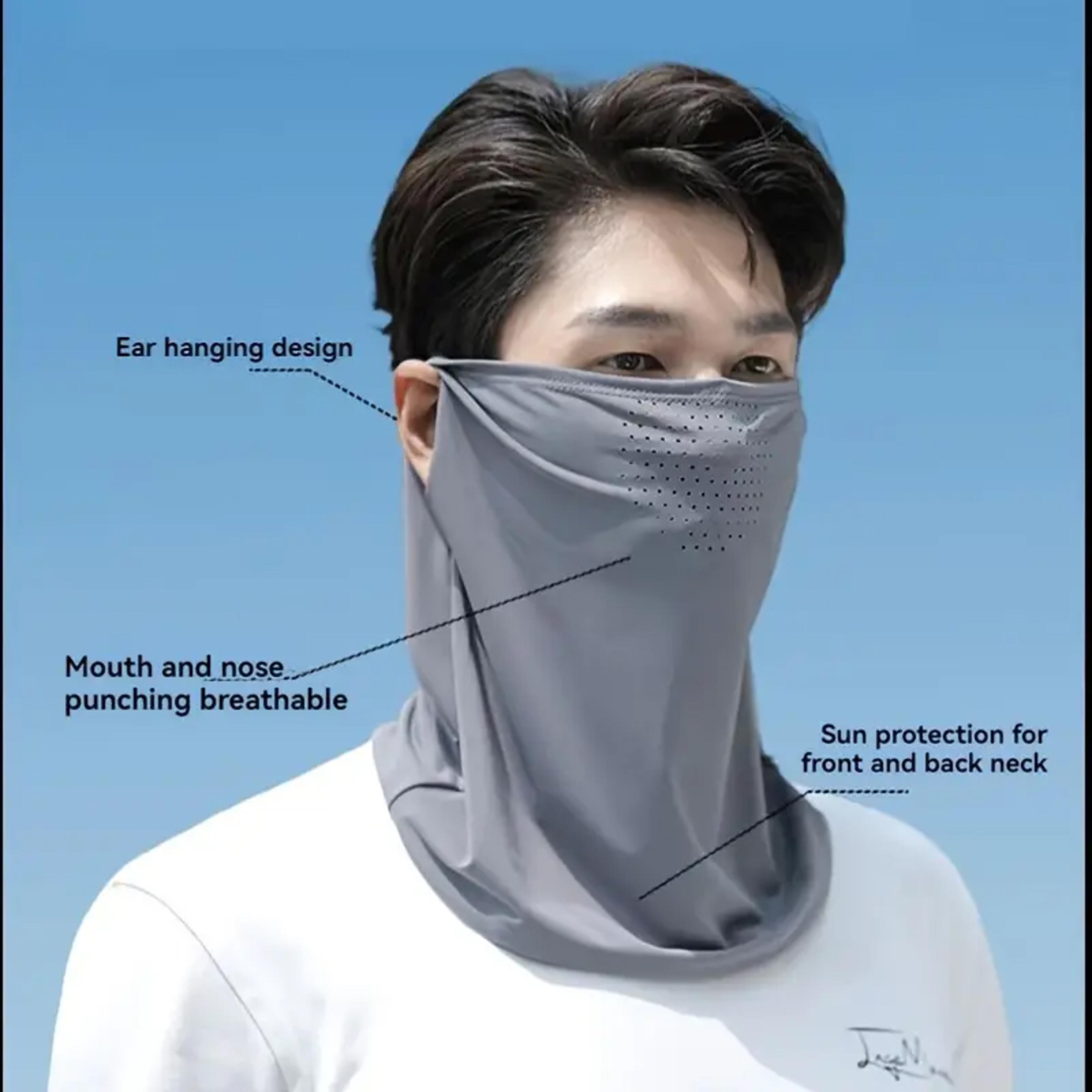 Womens UV Face Mask  Sun Protection Scarf Cooling Neck Gaiter For Outdoor Adventures 3