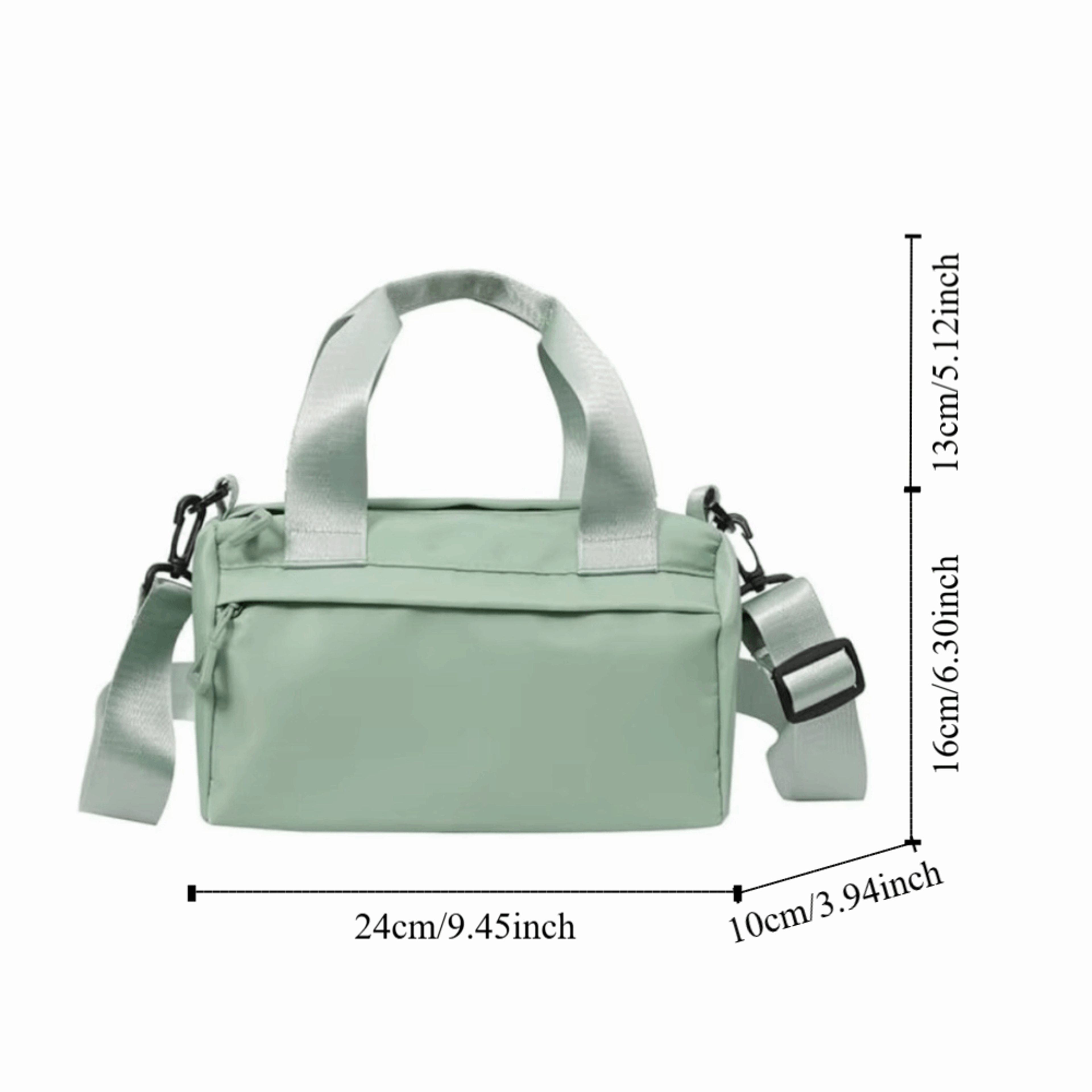 UrbanGo Nylon Crossbody Bag Large Capacity Multi Pocket Travel Shoulder Bag 7