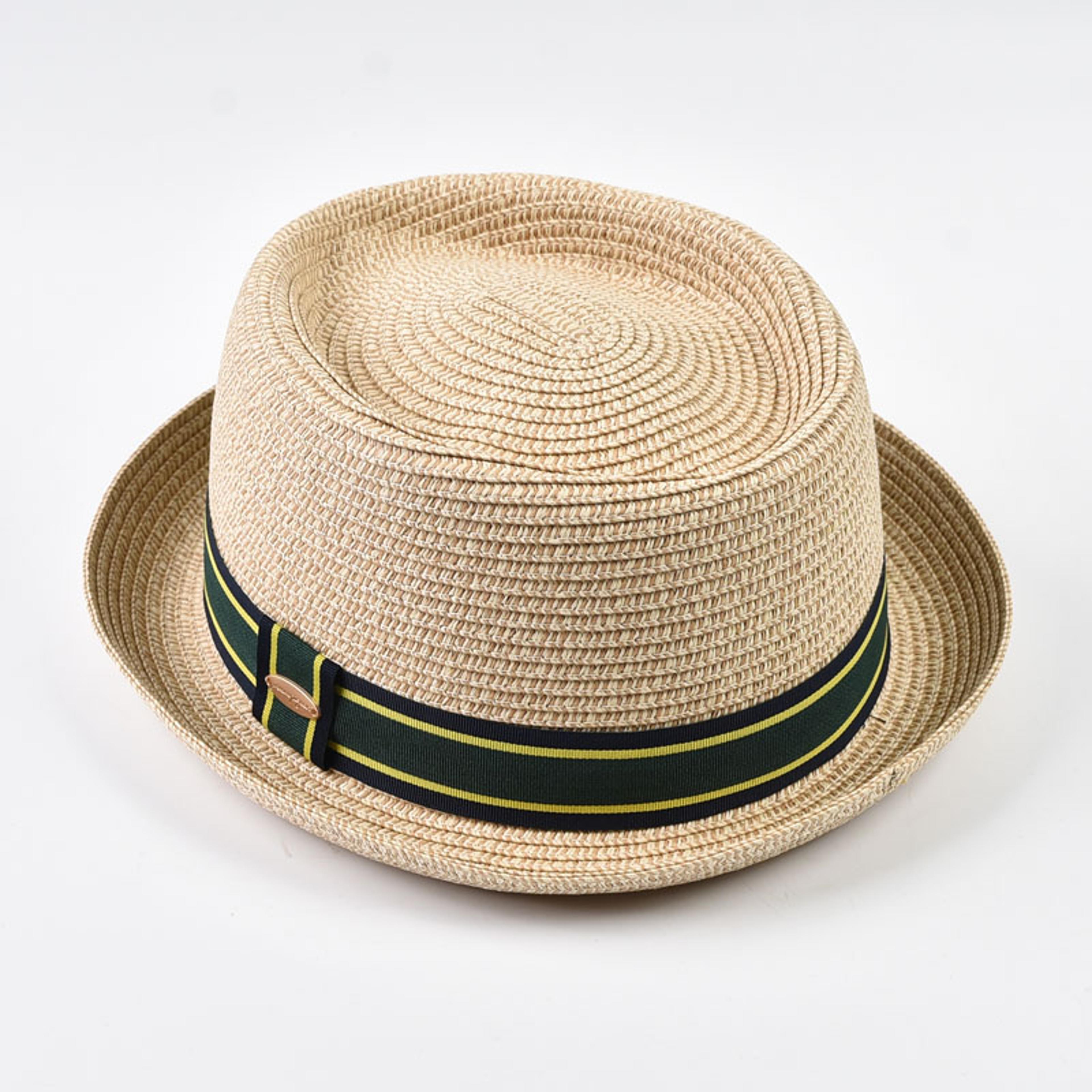 Classic Straw Fedora Hat For Men Lightweight Paper Straw Summer Sun Hat 2