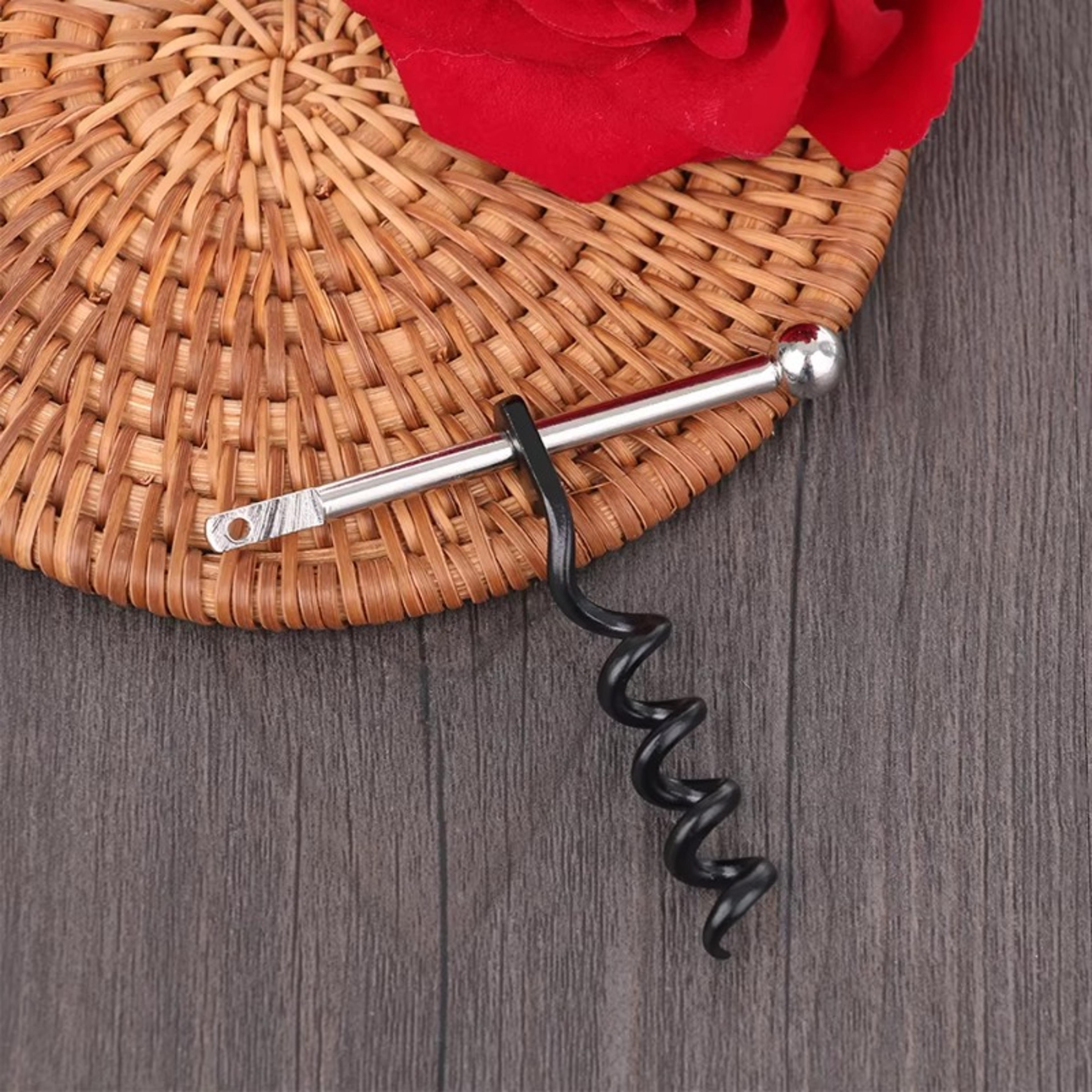 Compact EDC Bottle Opener Keychain With Mini Corkscrew For Camping And Everyday Carry 3