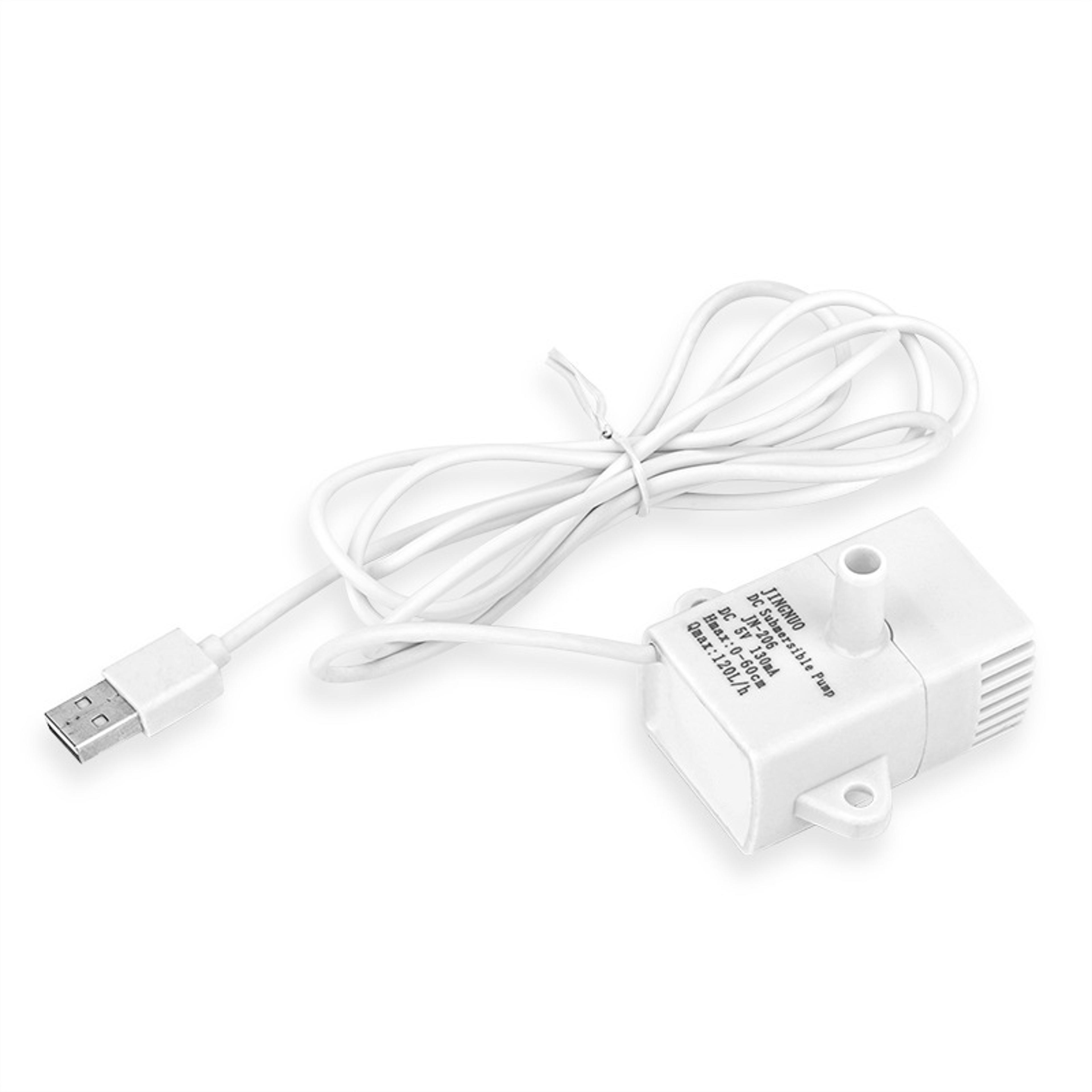 JN 206 USB Water Pump Mini Submersible Water Pump For Cat Fountain  Fish Tank With Auto Shut Off 5