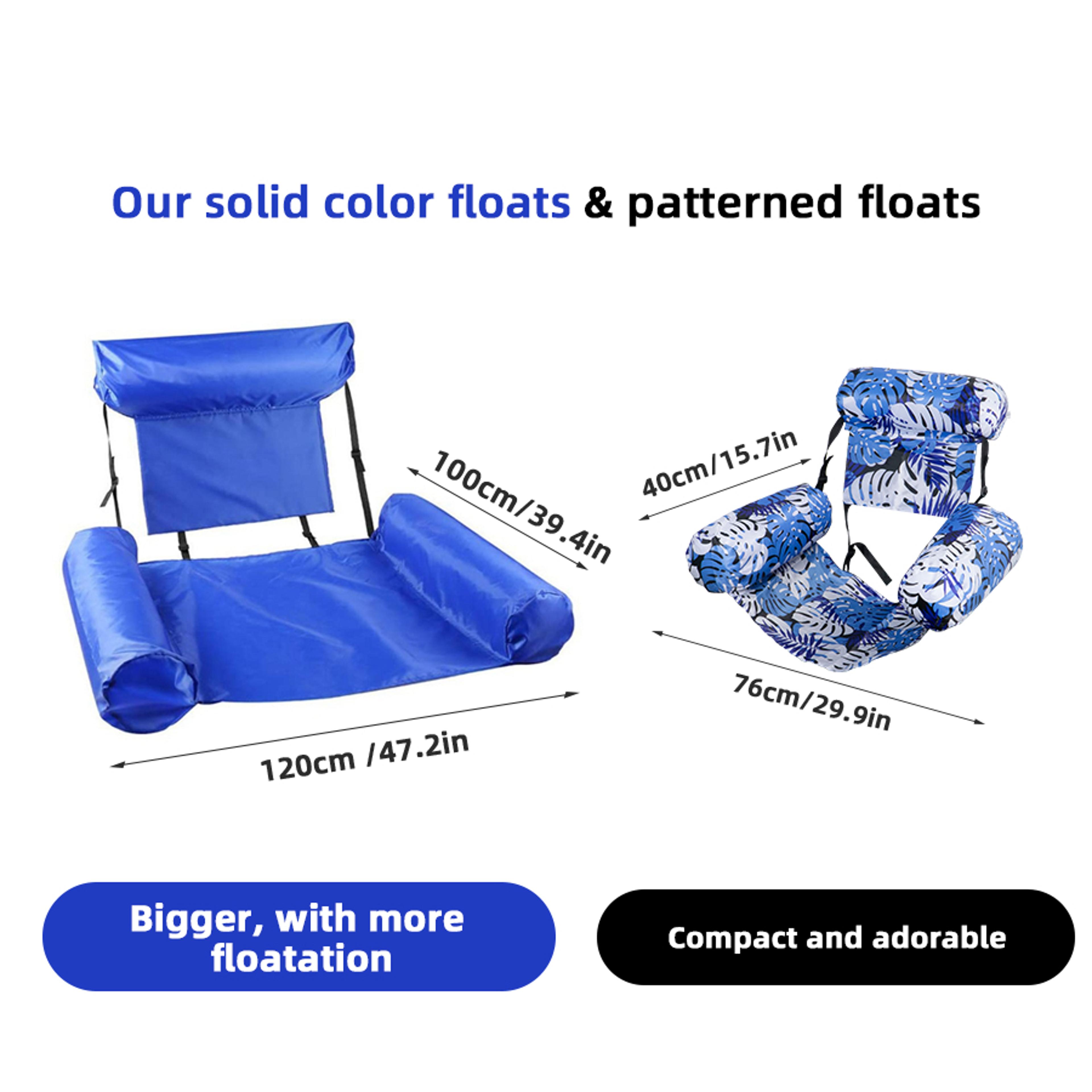 AquaRelax Inflatable Pool Float Foldable Pool Lounge Float For Beach  Pool 4