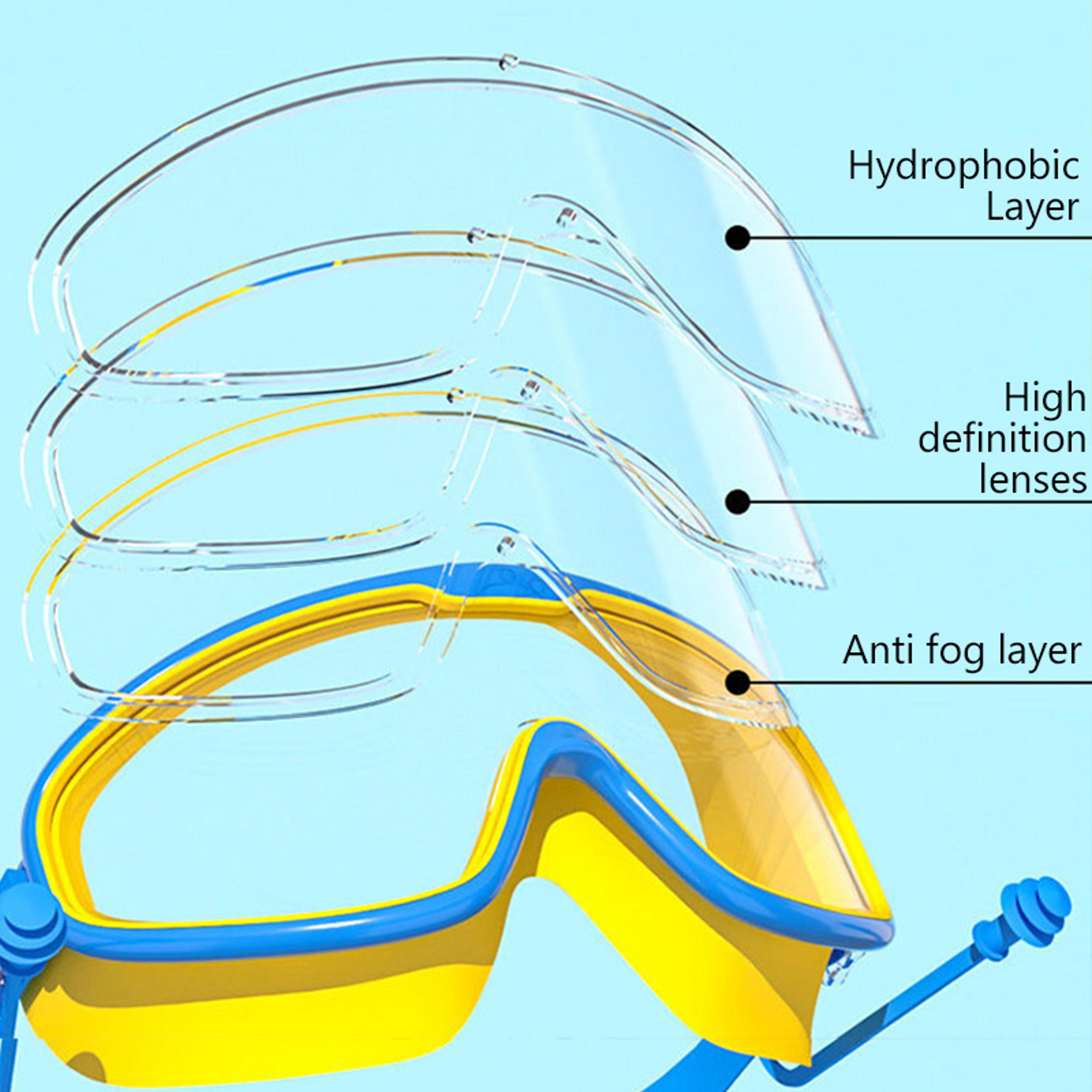 CrystalView Swimming Goggles Anti Fog Waterproof Adult Professional Diving Goggles 3