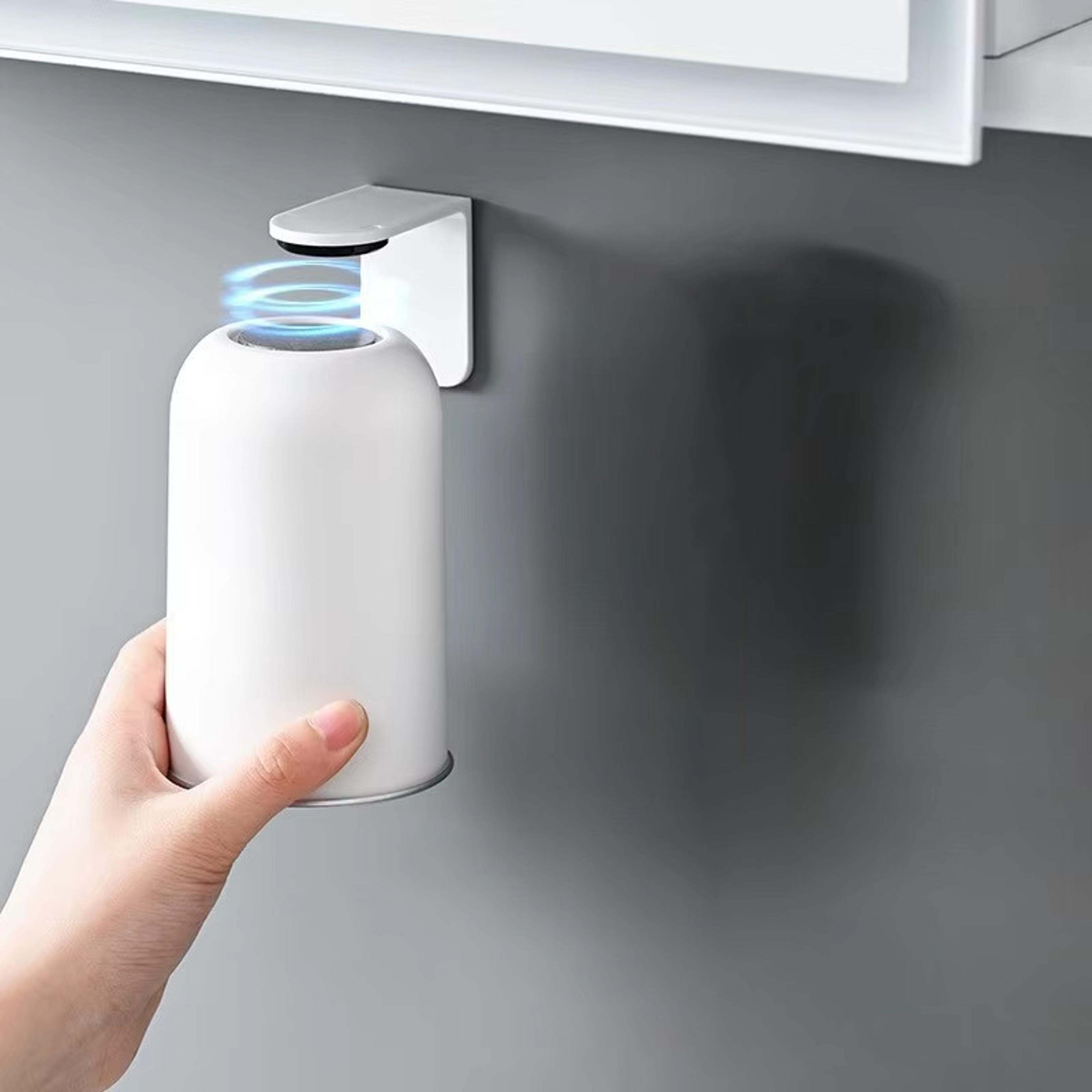magnetic 304 stainless steel wall mounted toothbrush cup with no drill holder